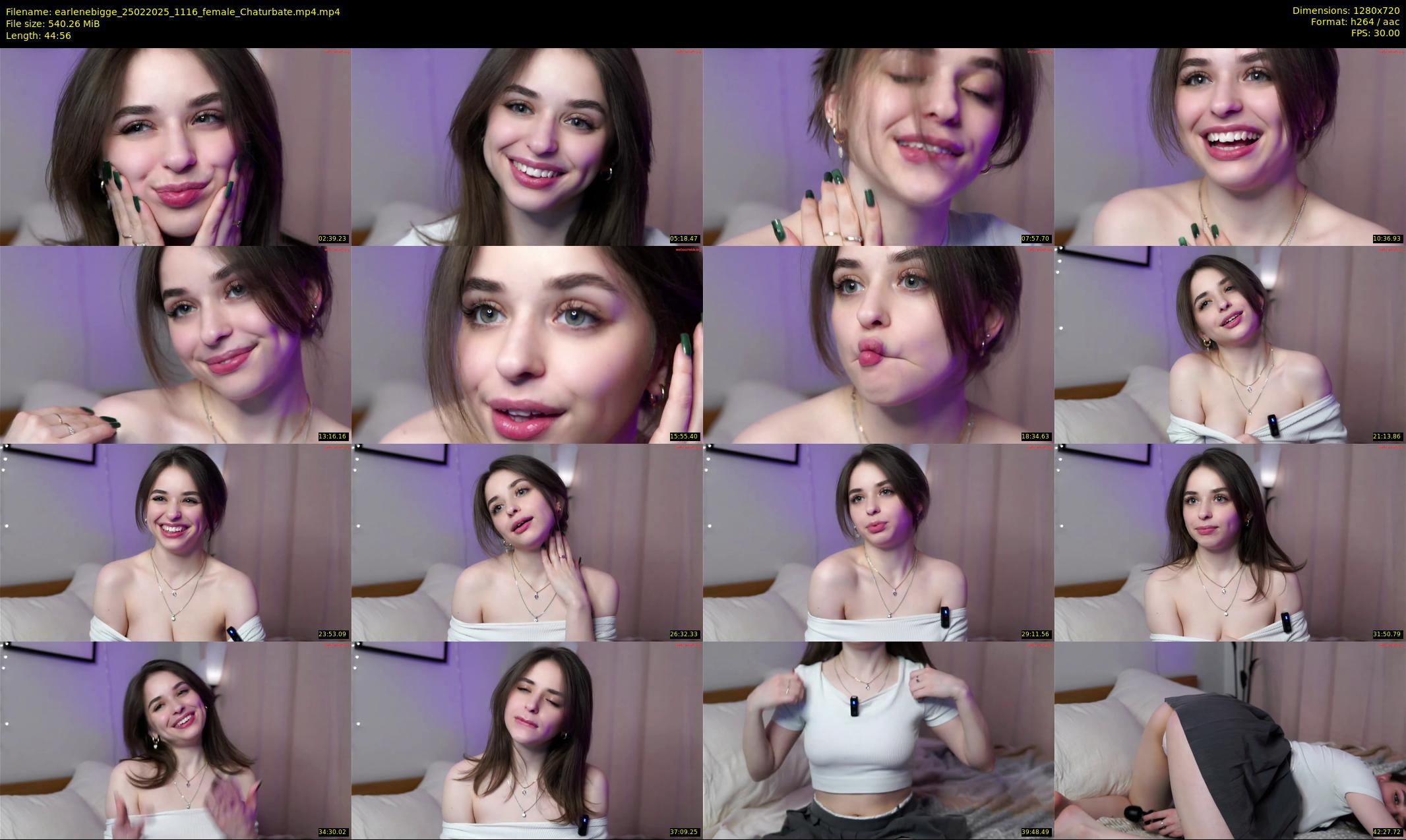 earlenebigge — 45 minute Chaturbate female cam show recording, 720p, Feb 25, 2025