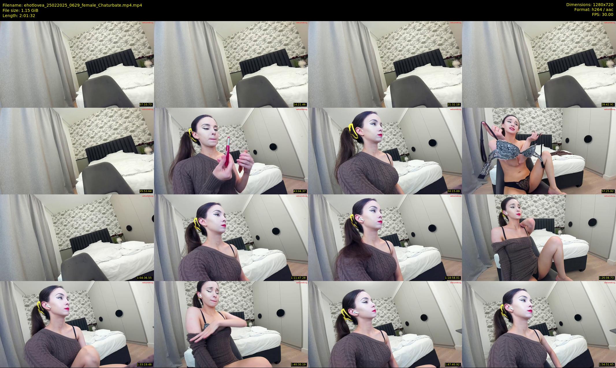 ehotlovea — 122 minute Chaturbate female cam show recording, 720p, Feb 25, 2025