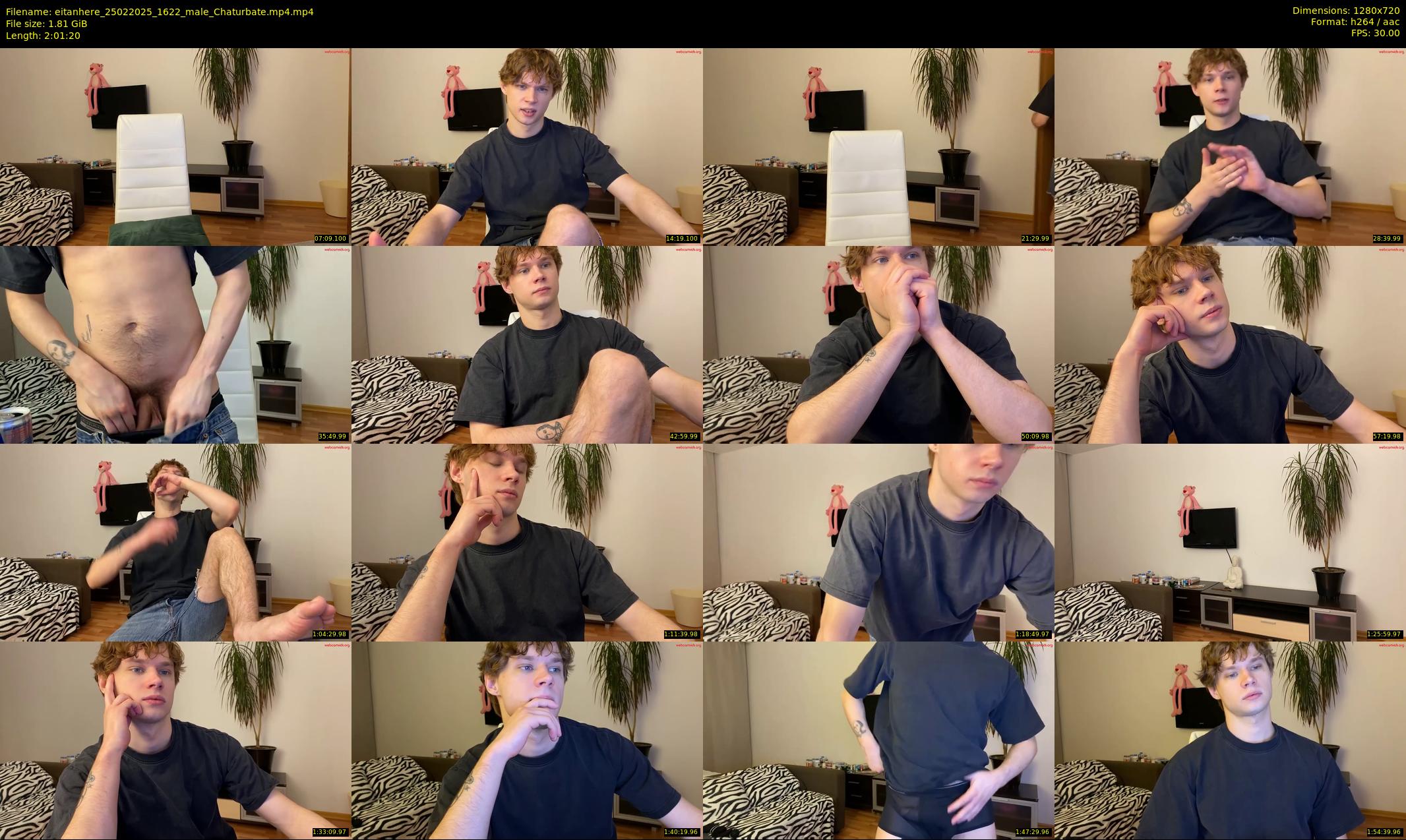 eitanhere — 122 minute Chaturbate male cam show recording, 720p, Feb 25, 2025