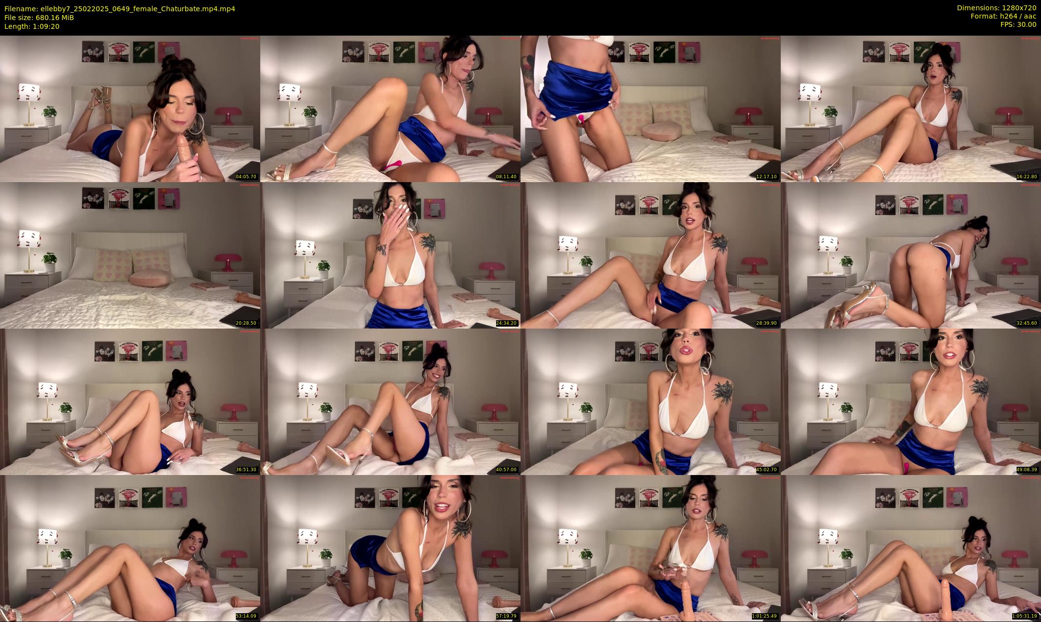 ellebby7 — 70 minute Chaturbate female cam show recording, 720p, Feb 25, 2025
