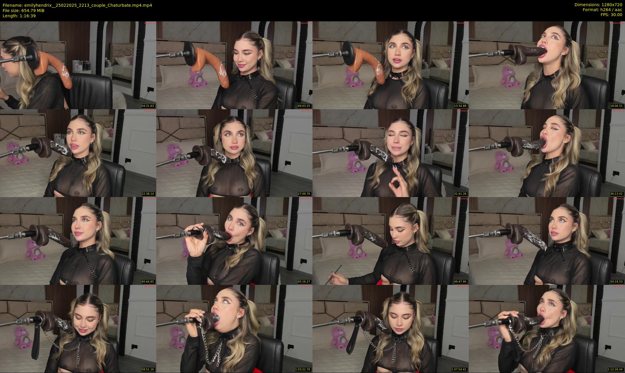 emilyhendrix_ — 77 minute Chaturbate couple cam show recording, 720p, Feb 25, 2025