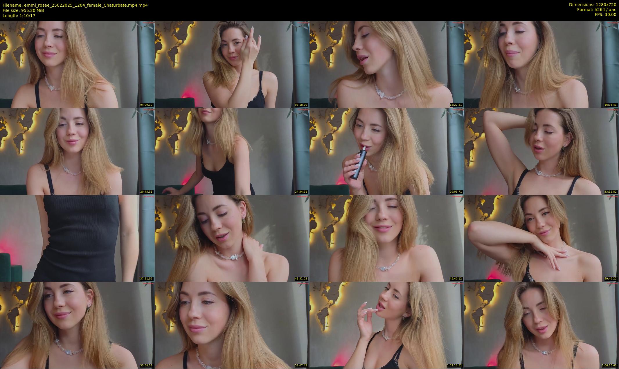 emmi_rosee — 71 minute Chaturbate female cam show recording, 720p, Feb 25, 2025