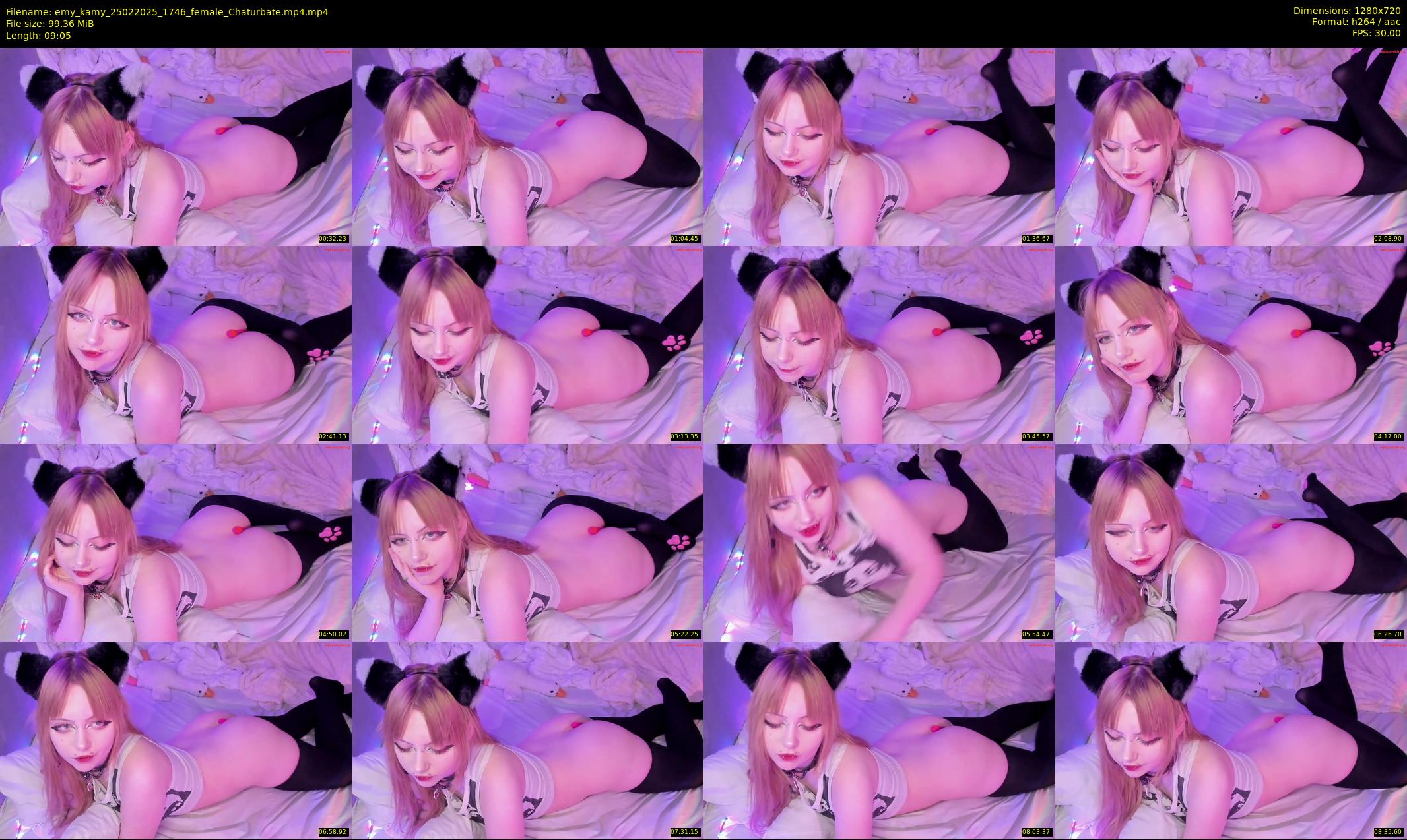 emy_kamy — 10 minute Chaturbate female cam show recording, 720p, Feb 25, 2025