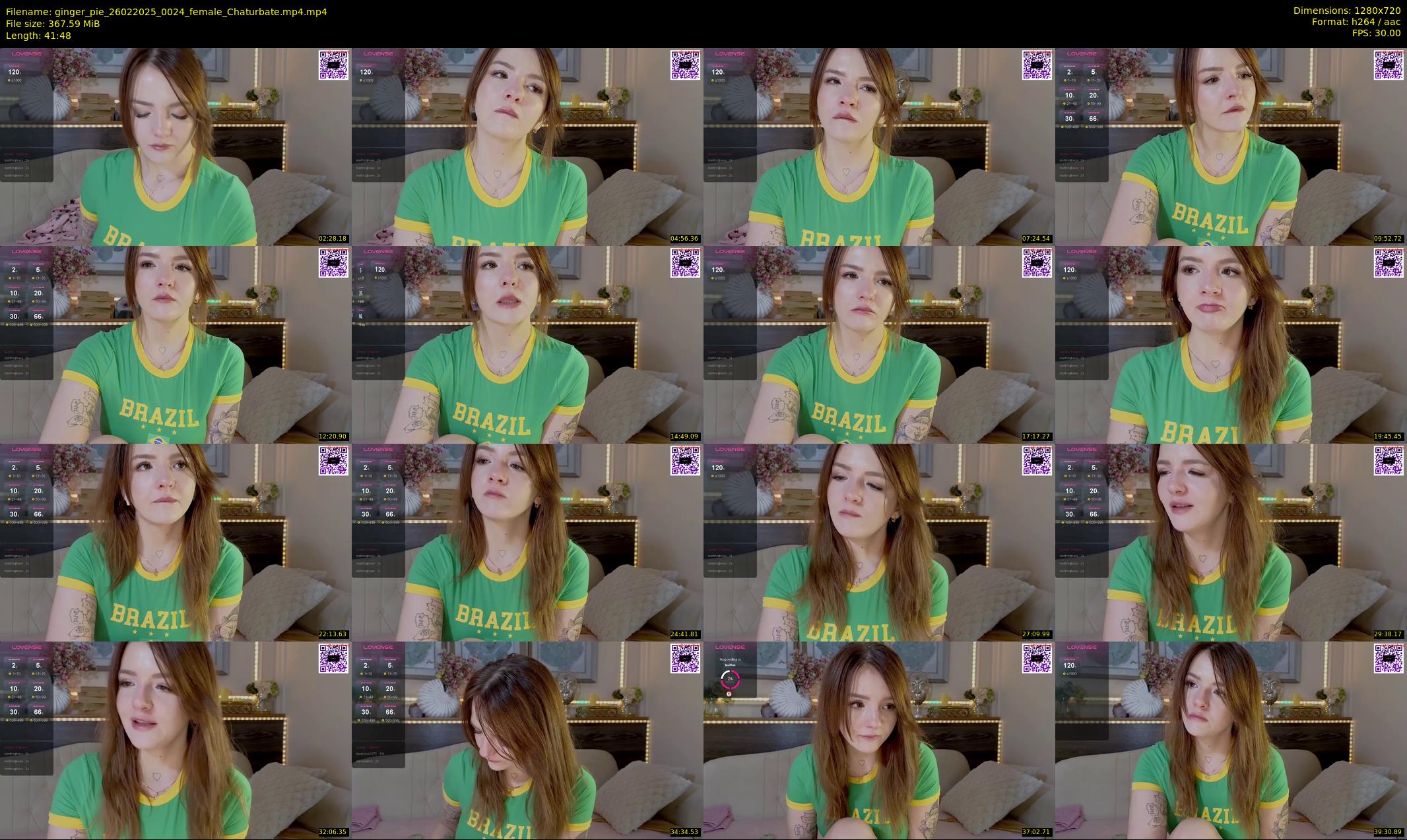 ginger_pie — 42 minute Chaturbate female cam show recording, 720p, Feb 26, 2025
