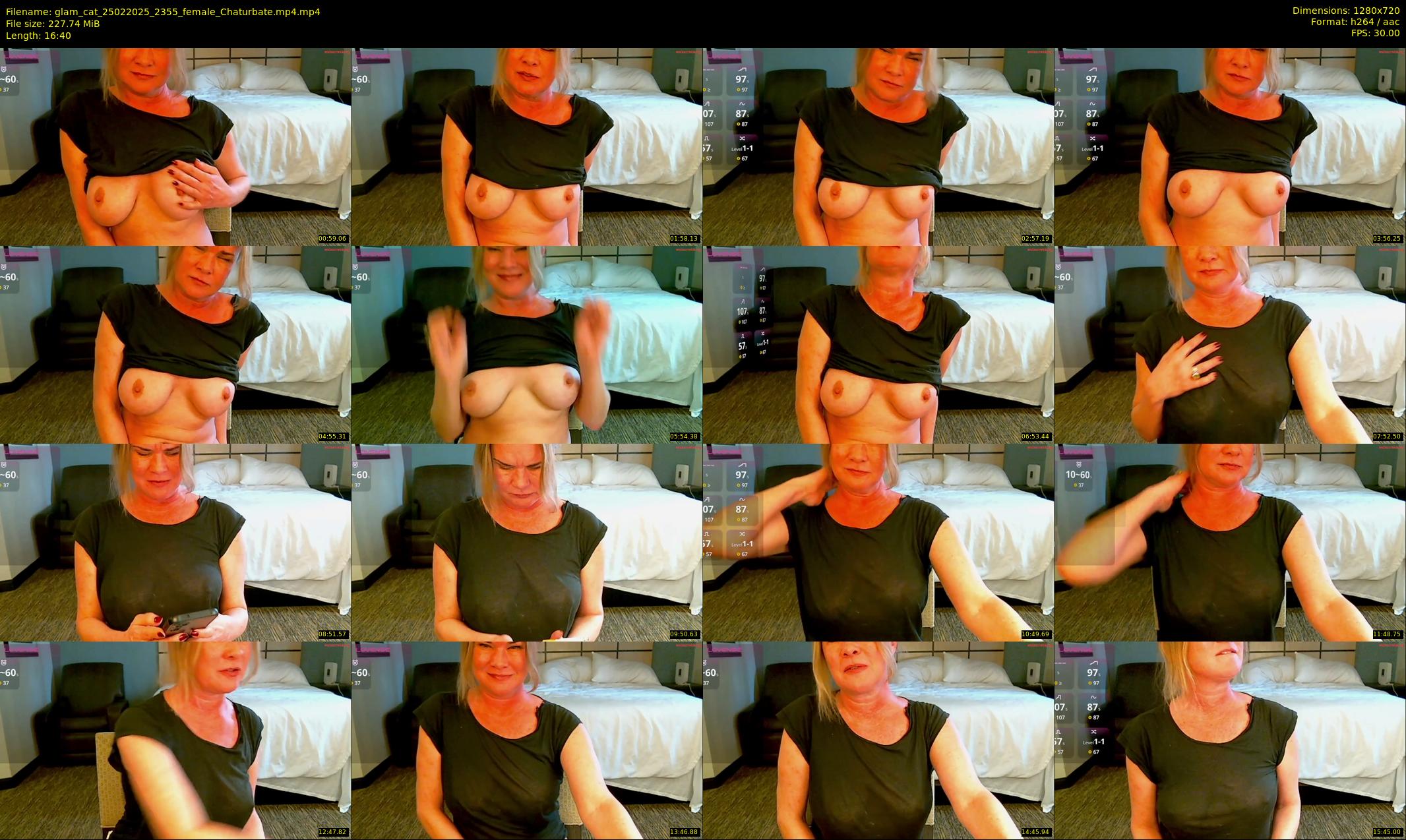glam_cat — 17 minute Chaturbate female cam show recording, 720p, Feb 25, 2025