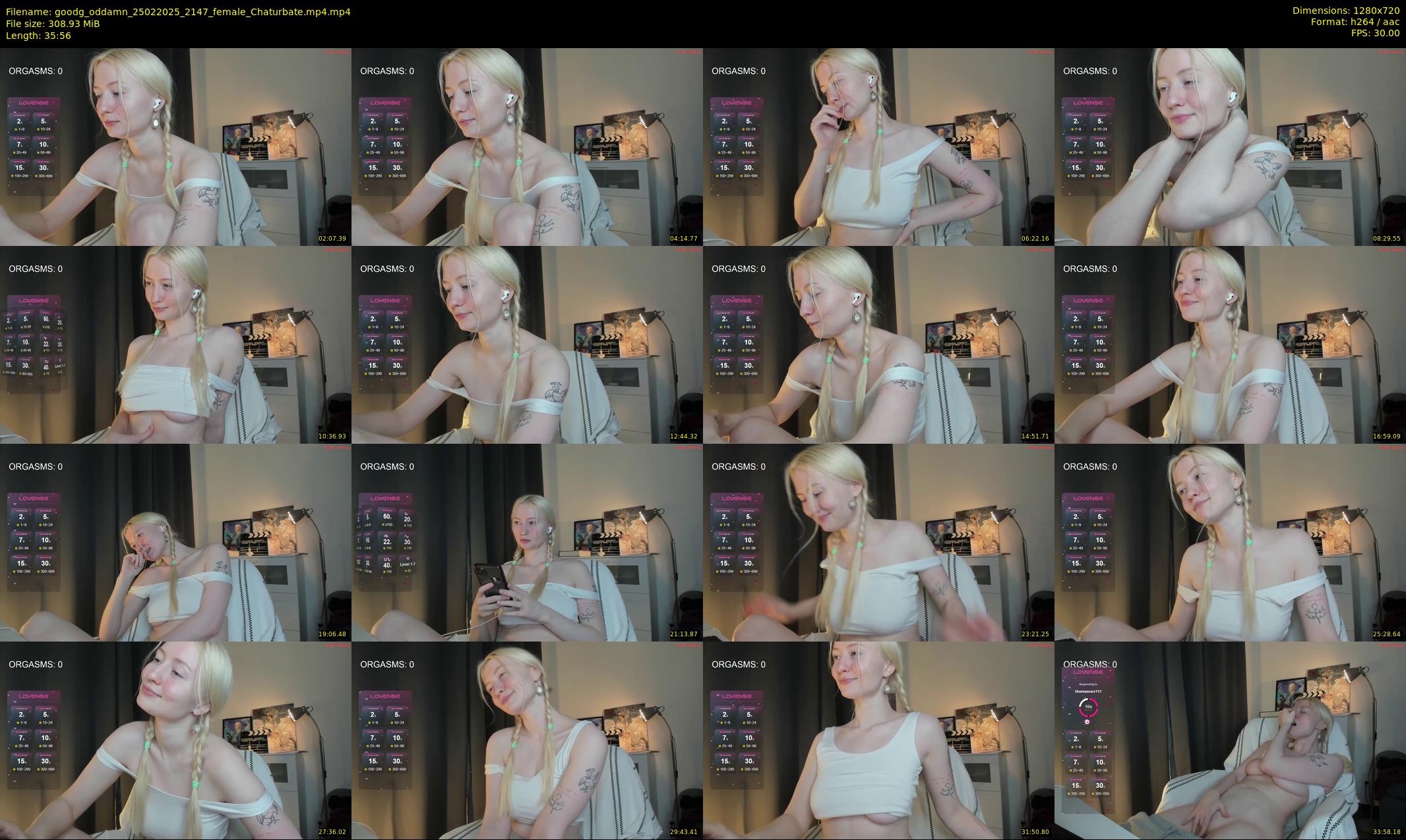 goodg_oddamn — 36 minute Chaturbate female cam show recording, 720p, Feb 25, 2025