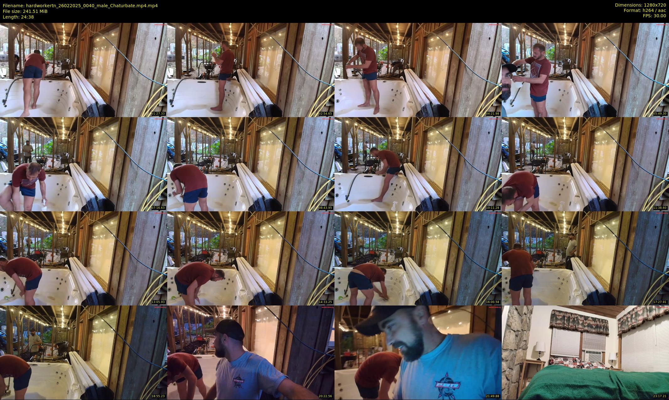 hardworkertn — 25 minute Chaturbate male cam show recording, 720p, Feb 26, 2025