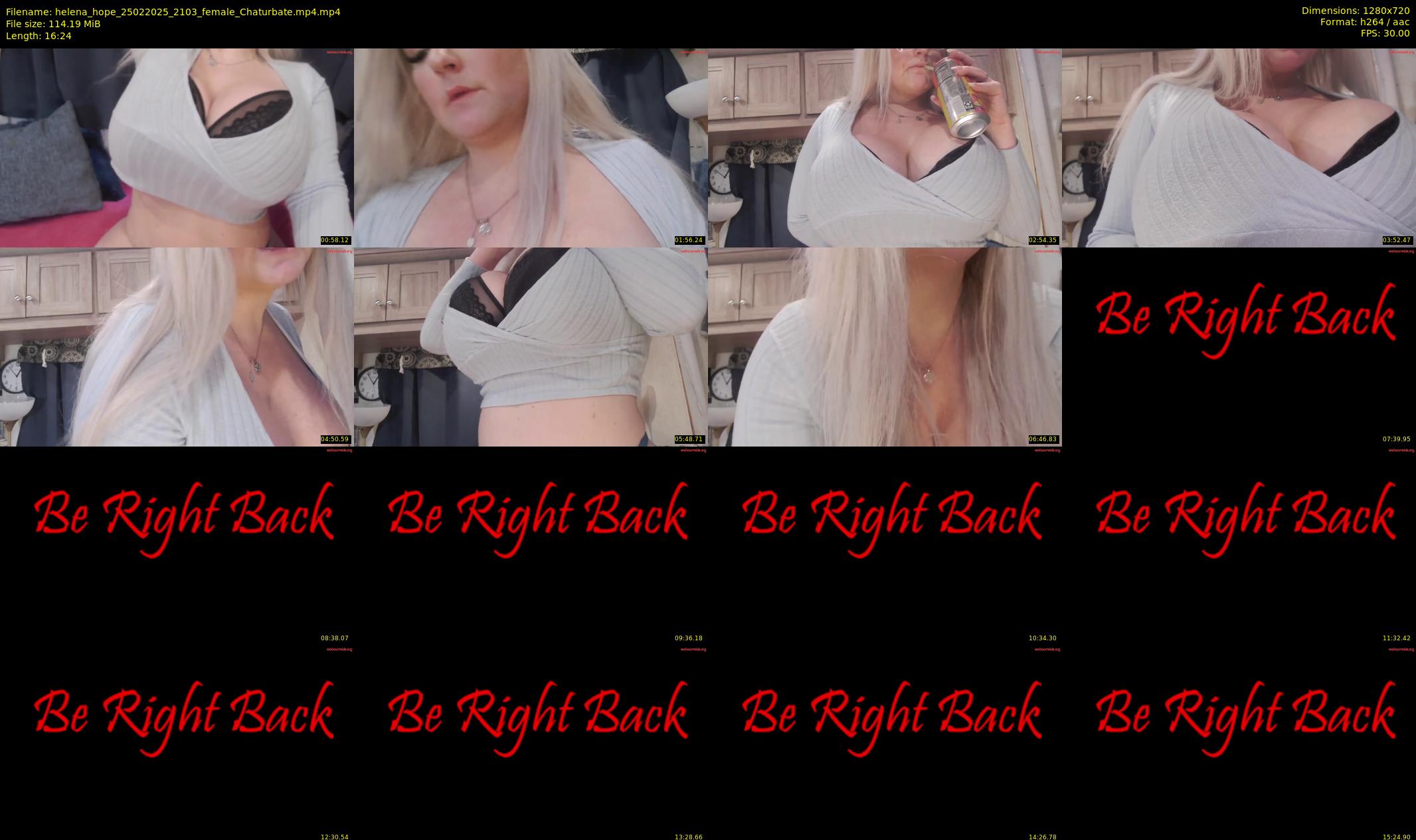 helena_hope — 17 minute Chaturbate female cam show recording, 720p, Feb 25, 2025