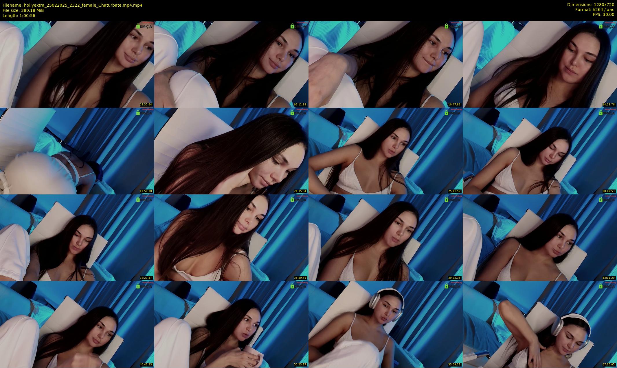 hollyextra — 61 minute Chaturbate female cam show recording, 720p, Feb 25, 2025