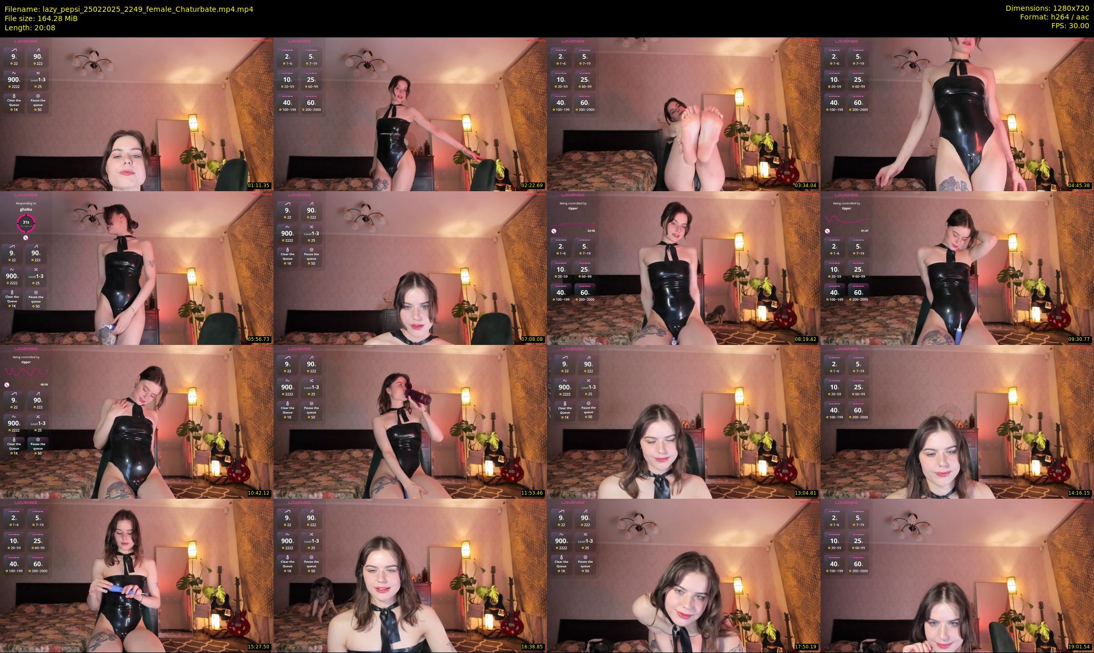 lazy_pepsi — 21 minute Chaturbate female cam show recording, 720p, Feb 25, 2025
