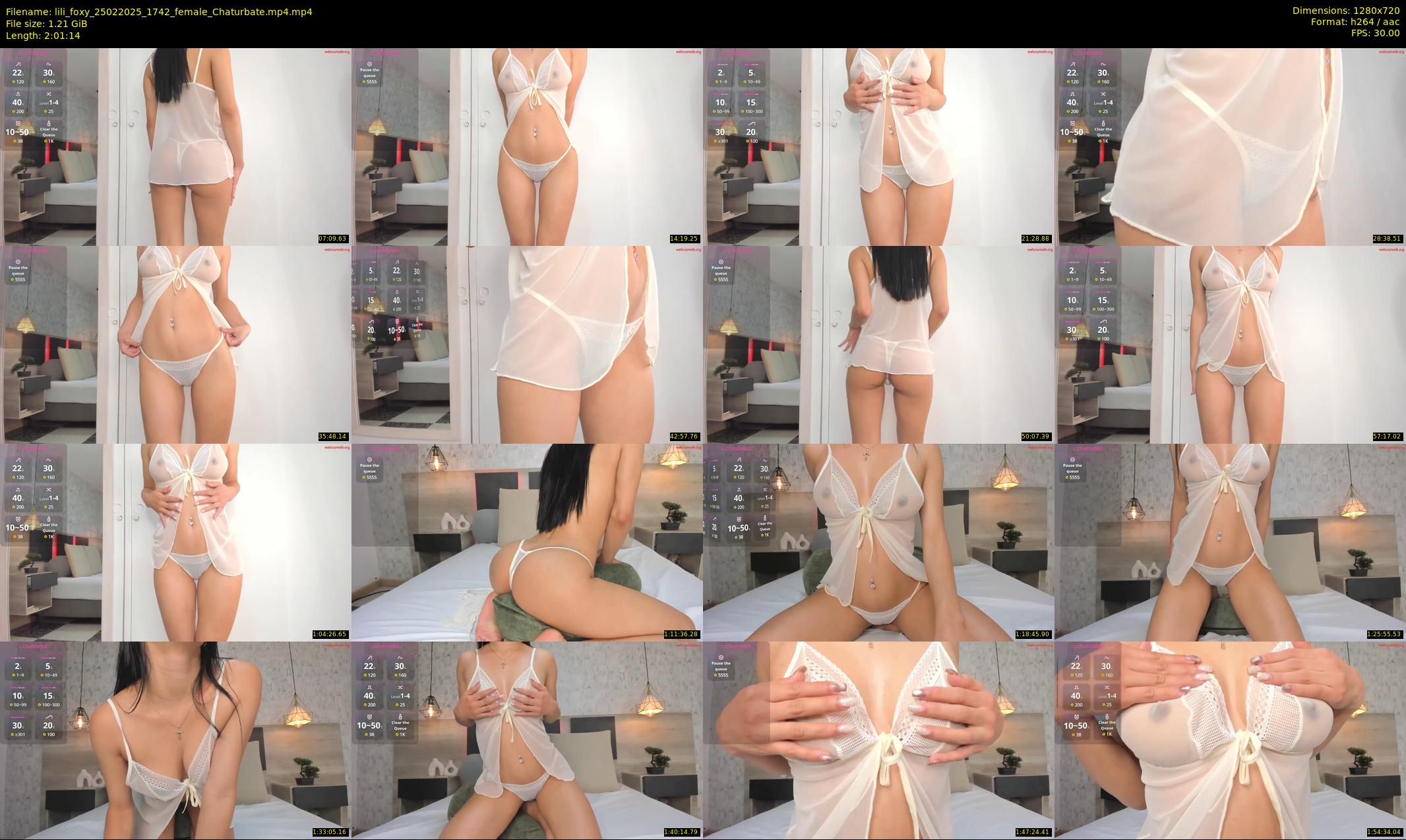 lili_foxy — 122 minute Chaturbate female cam show recording, 720p, Feb 25, 2025
