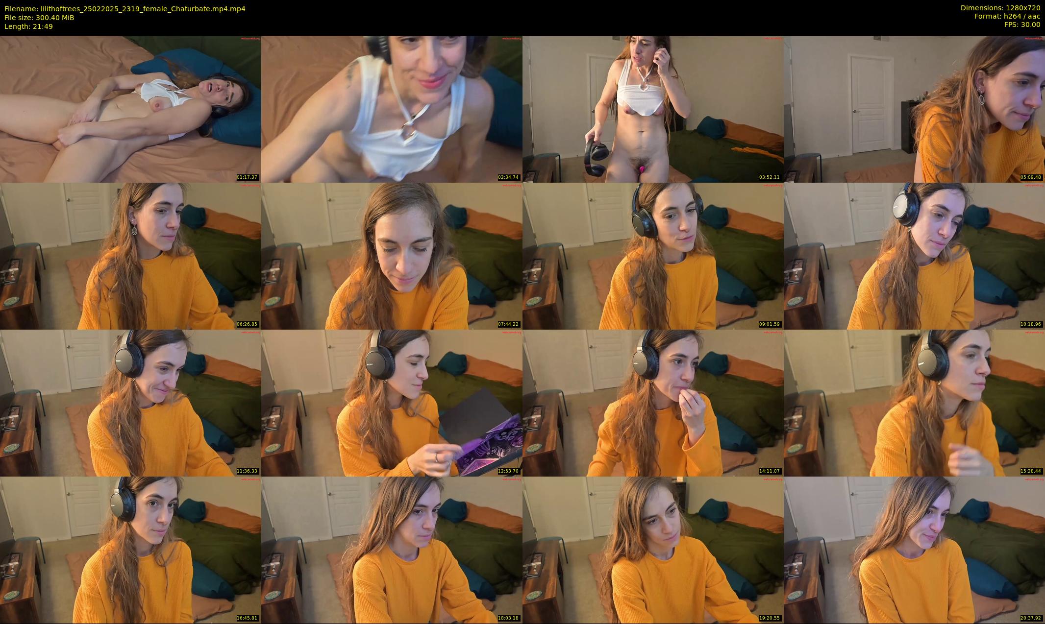 lilithoftrees — 22 minute Chaturbate female cam show recording, 720p, Feb 25, 2025