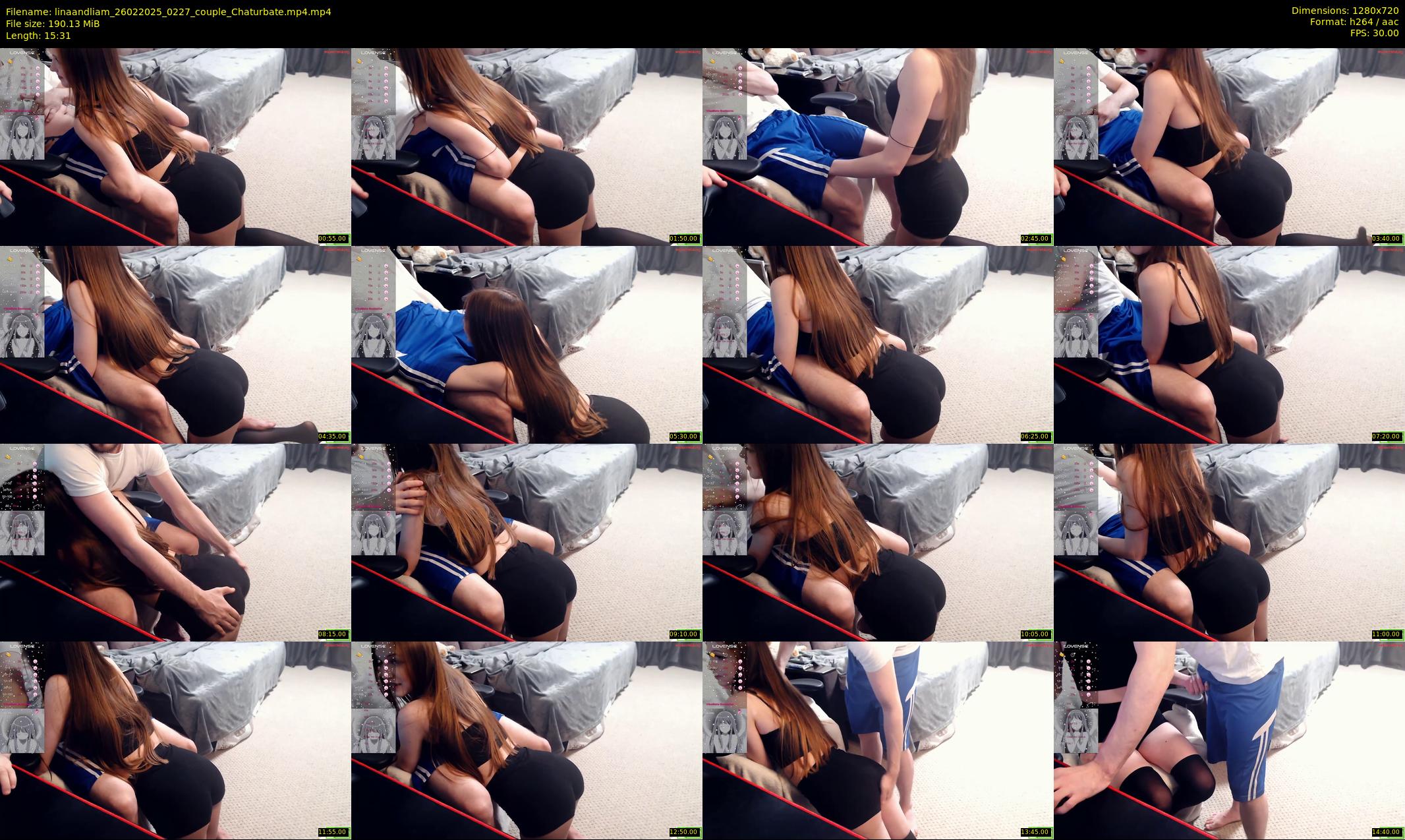 linaandliam — 16 minute Chaturbate couple cam show recording, 720p, Feb 26, 2025