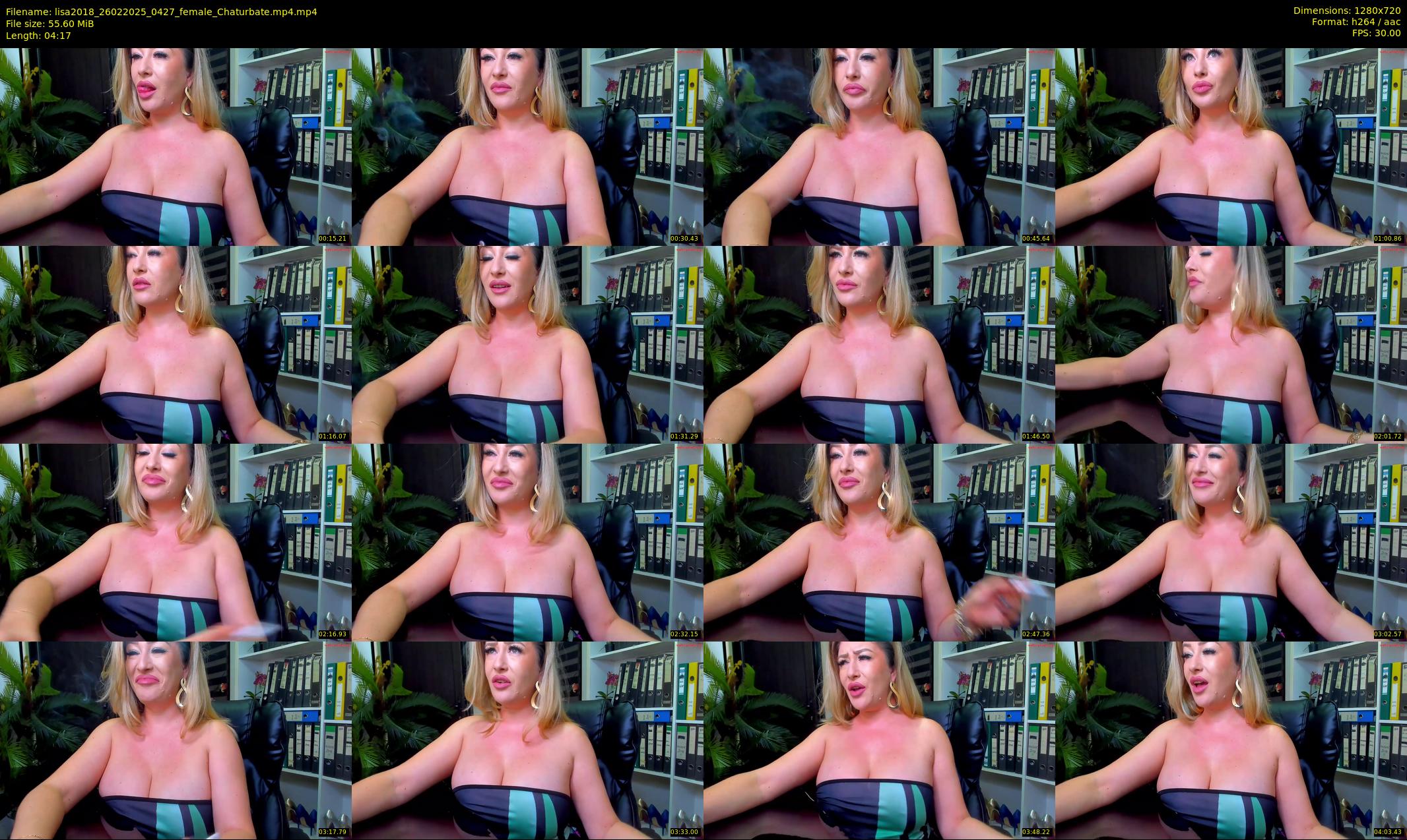 lisa2018 — 5 minute Chaturbate female cam show recording, 720p, Feb 26, 2025