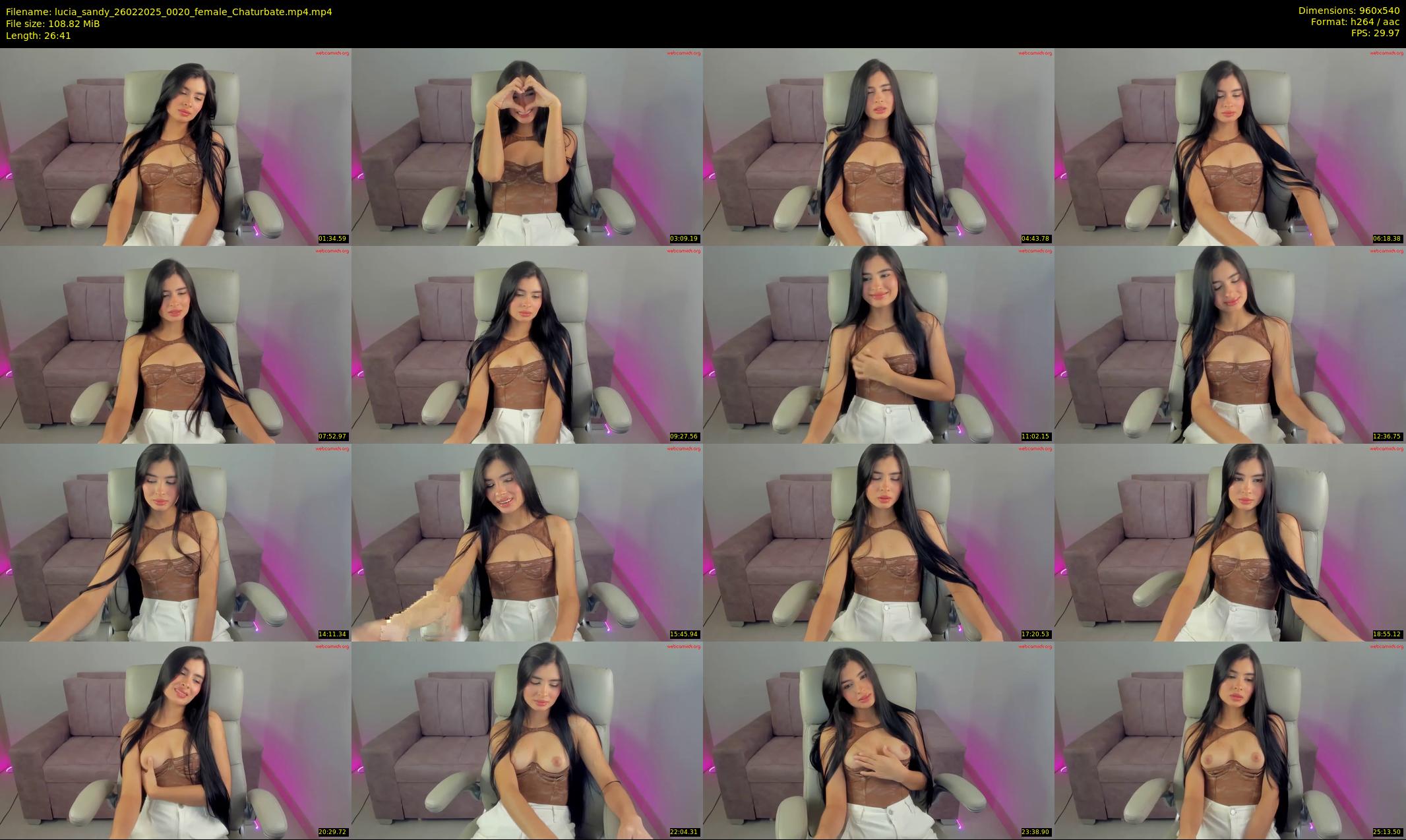lucia_sandy — 27 minute Chaturbate female cam show recording, 480p, Feb 26, 2025