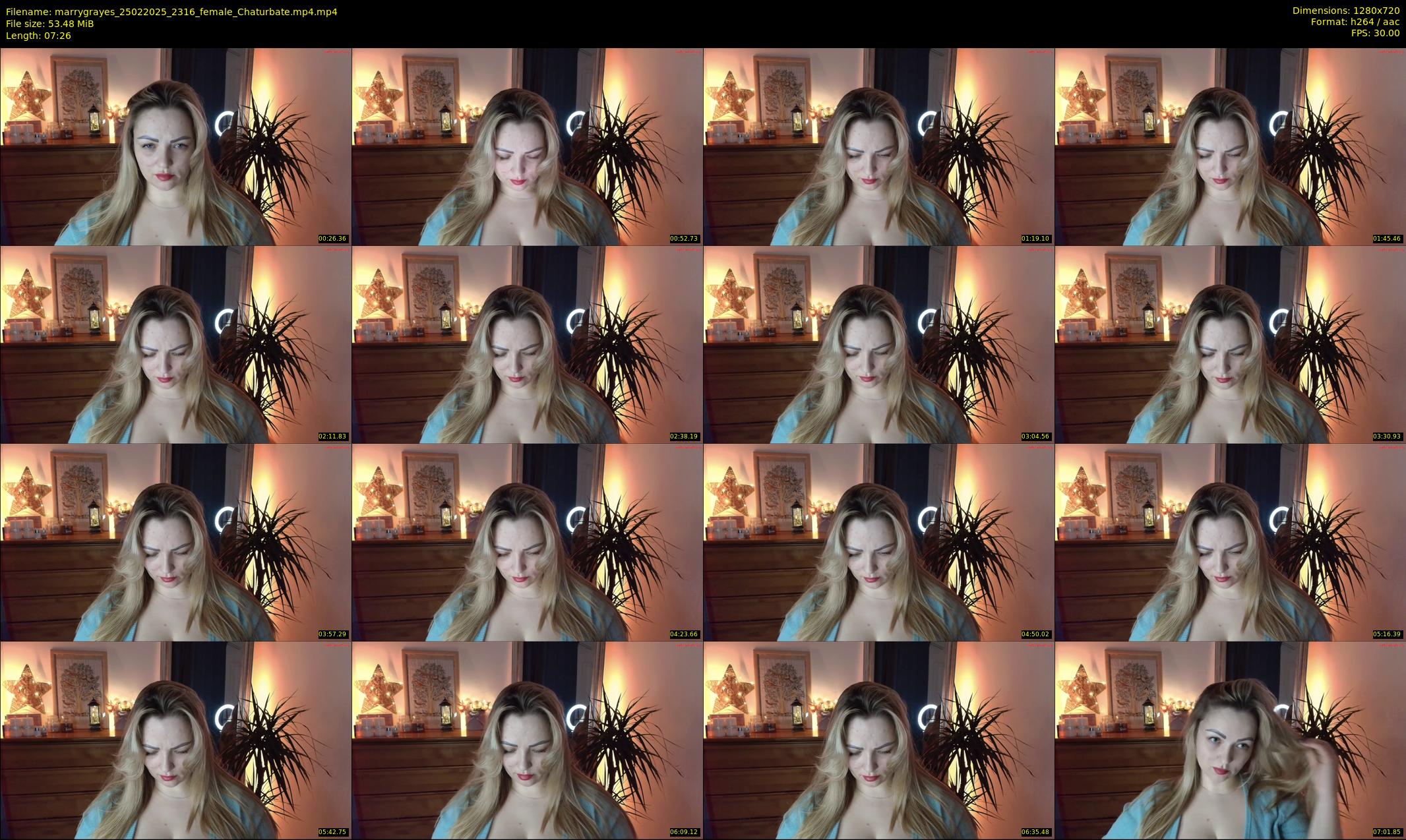 marrygrayes — 8 minute Chaturbate female cam show recording, 720p, Feb 25, 2025