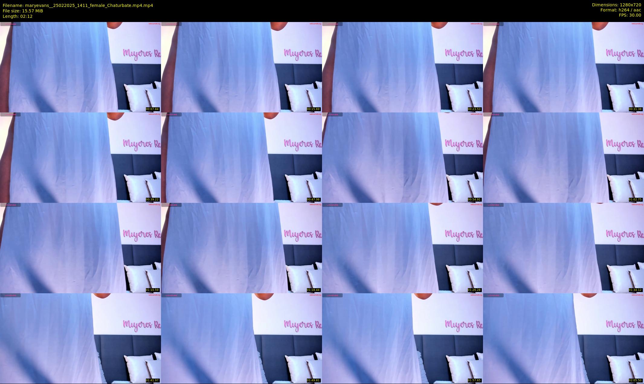 maryevans_ — 3 minute Chaturbate female cam show recording, 720p, Feb 25, 2025