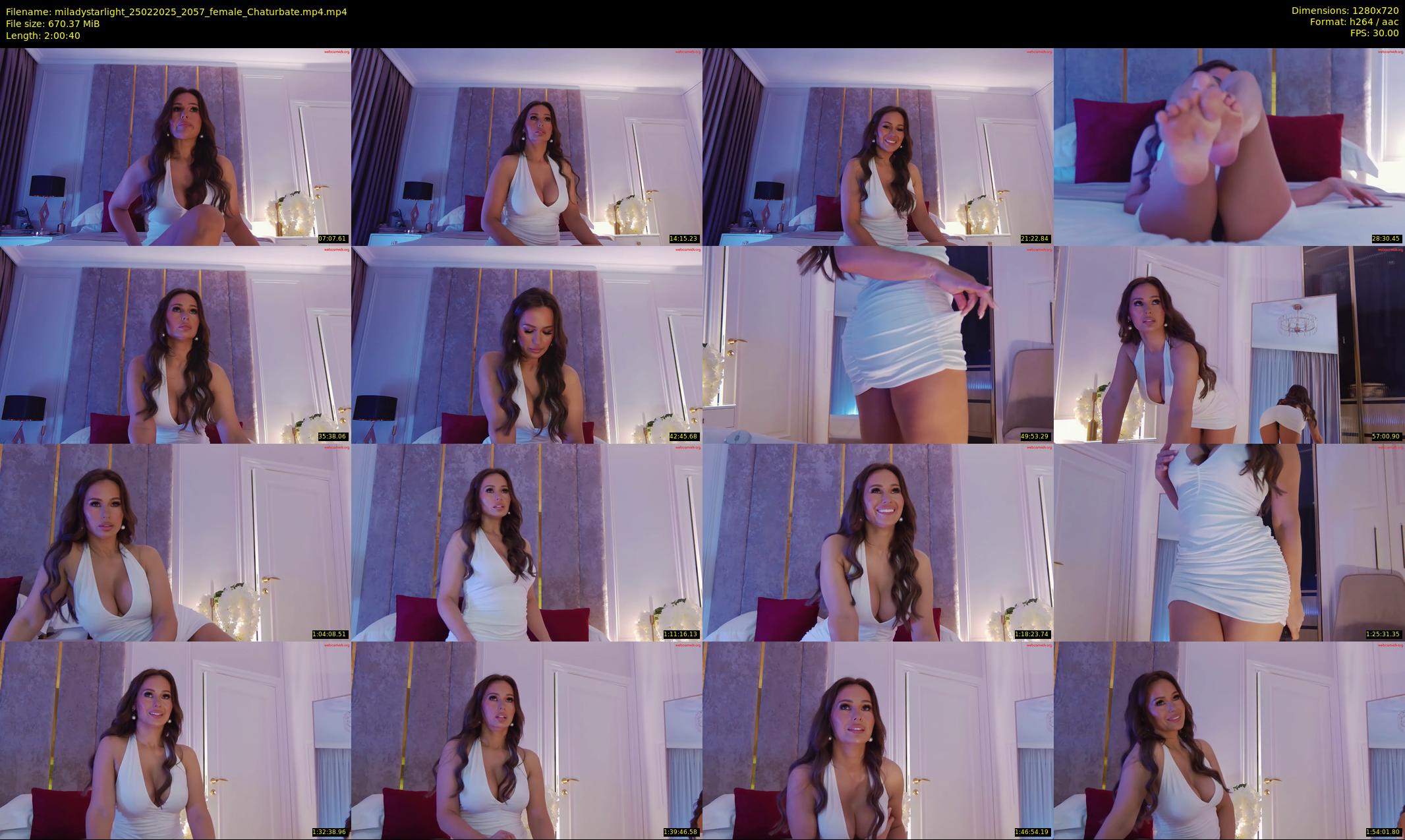 miladystarlight — 121 minute Chaturbate female cam show recording, 720p, Feb 25, 2025