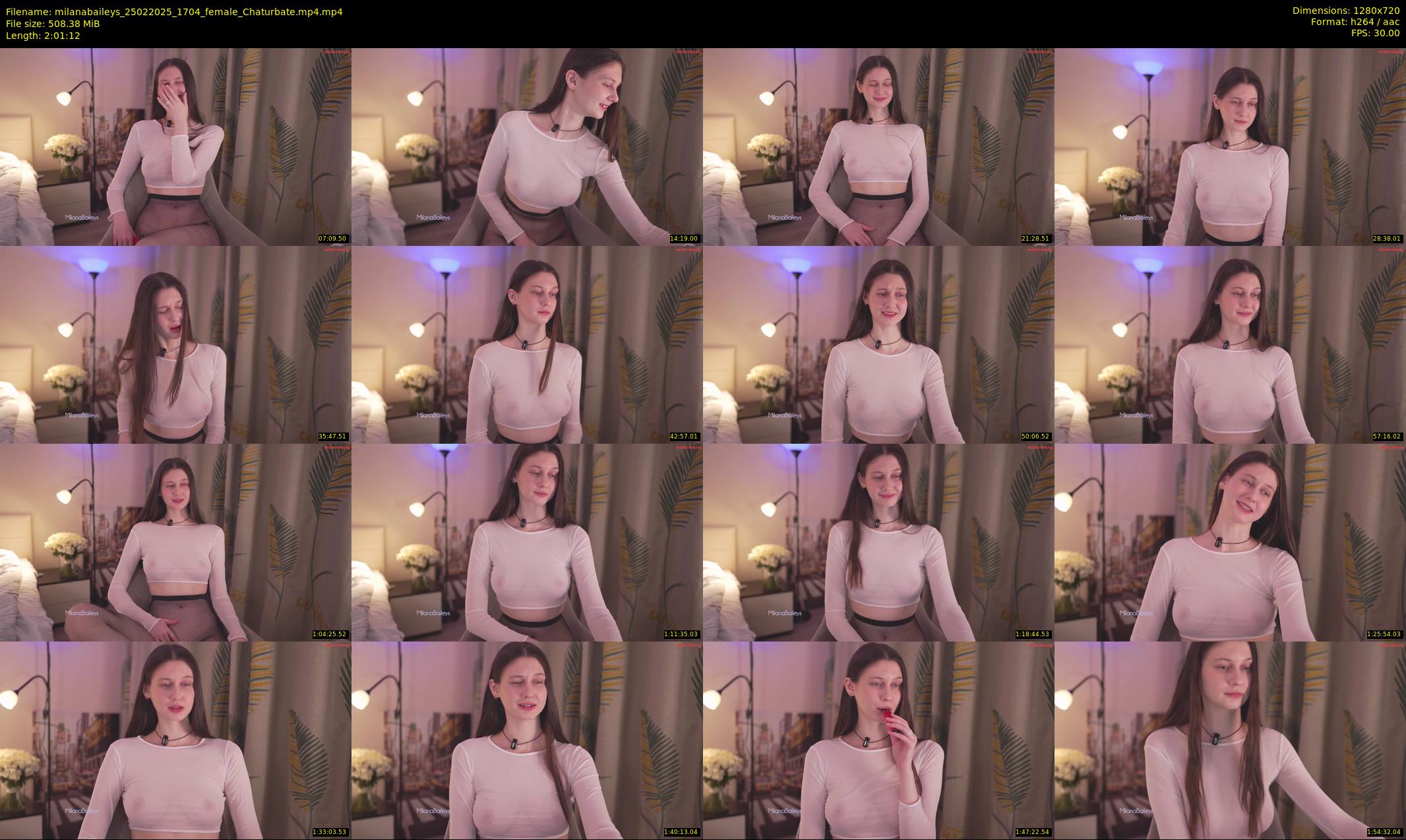 milanabaileys — 122 minute Chaturbate female cam show recording, 720p, Feb 25, 2025