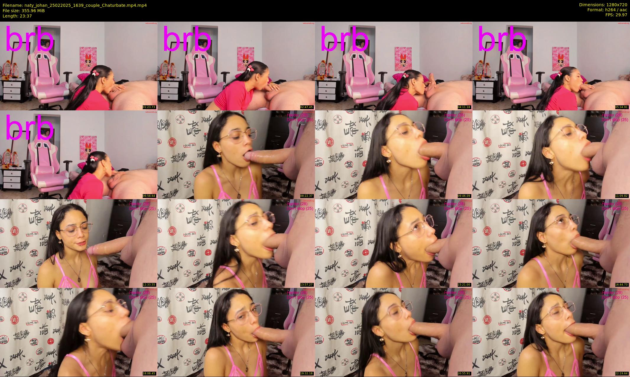 naty_johan — 24 minute Chaturbate couple cam show recording, 720p, Feb 25, 2025