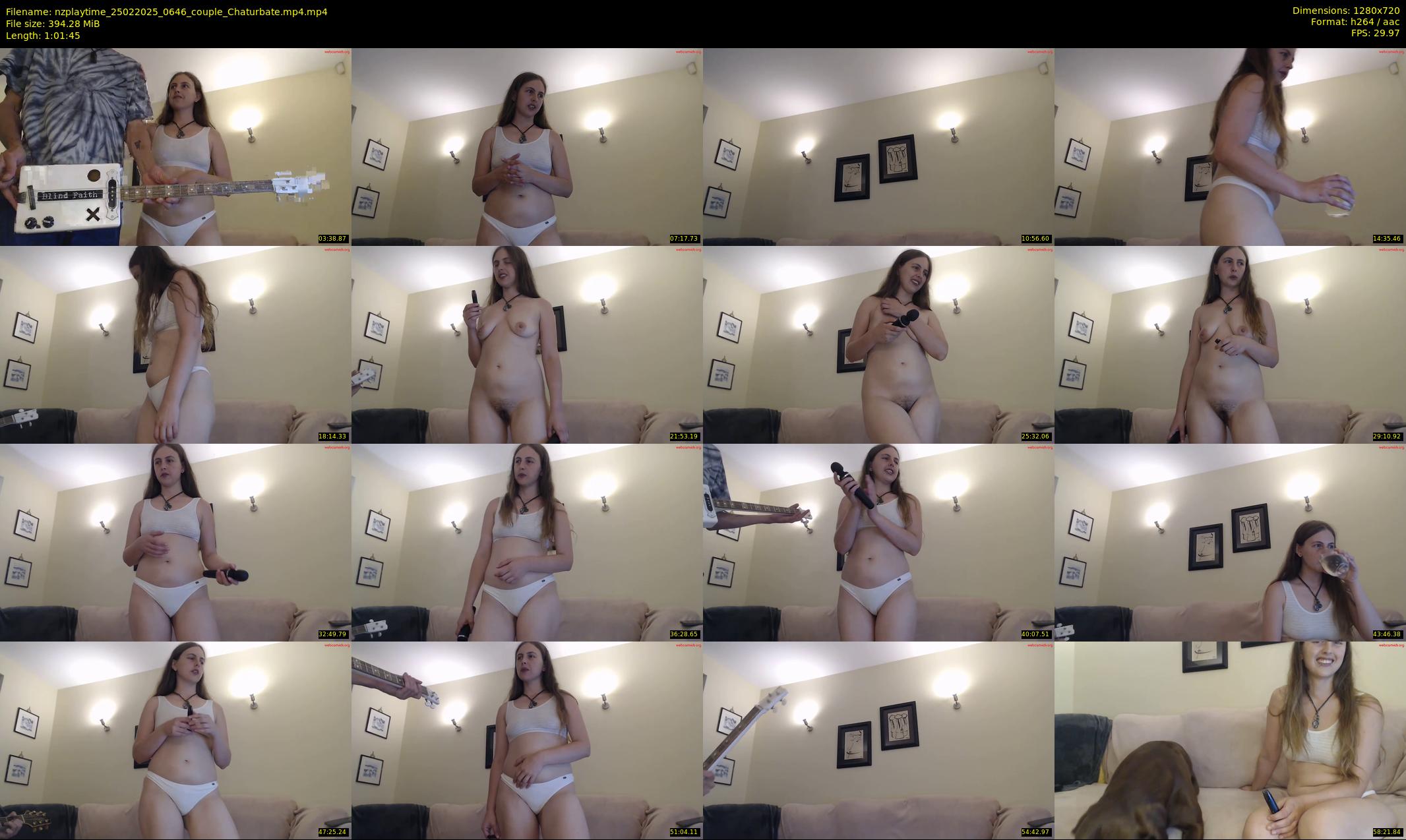 nzplaytime — 62 minute Chaturbate couple cam show recording, 720p, Feb 25, 2025