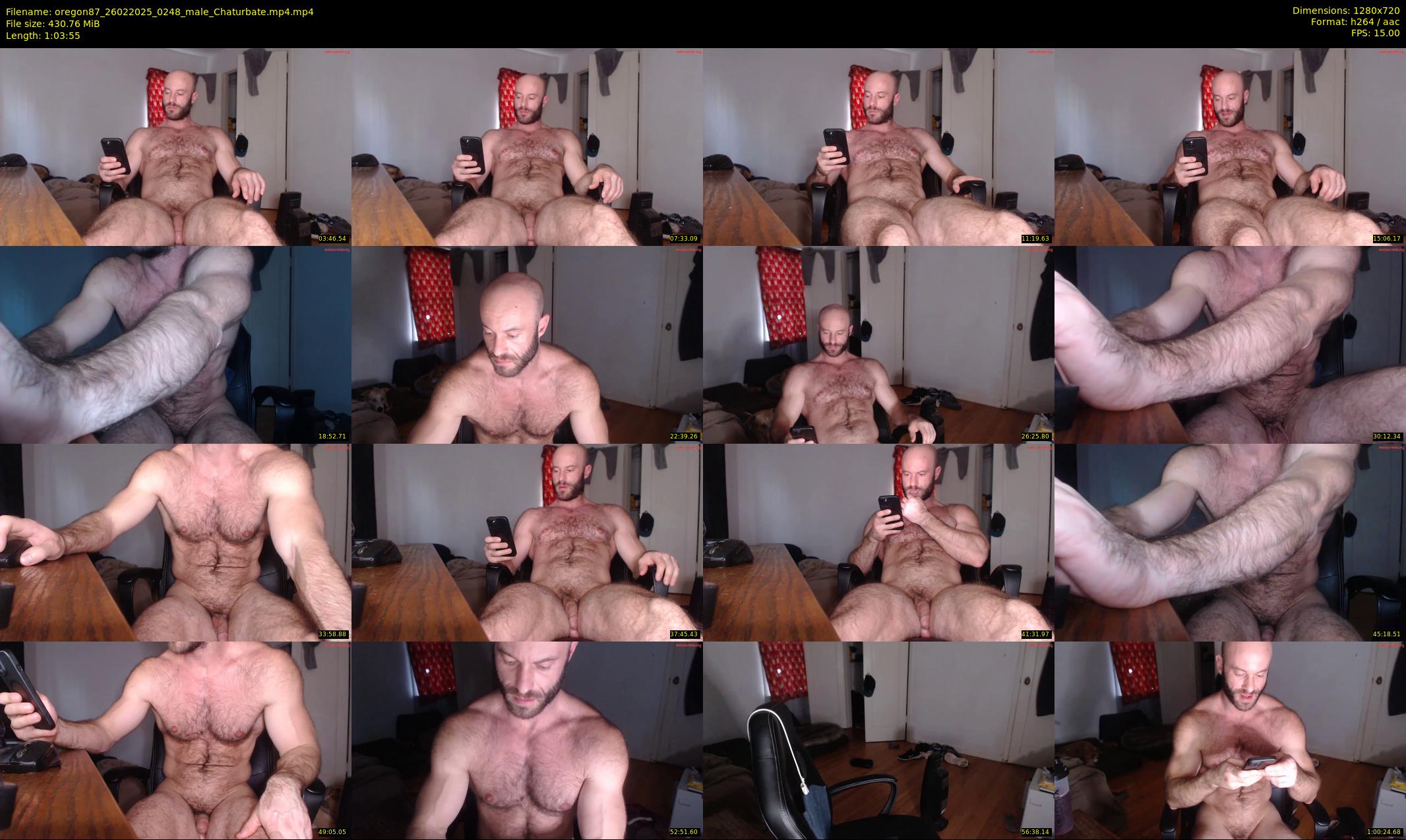 oregon87 — 64 minute Chaturbate male cam show recording, 720p, Feb 26, 2025