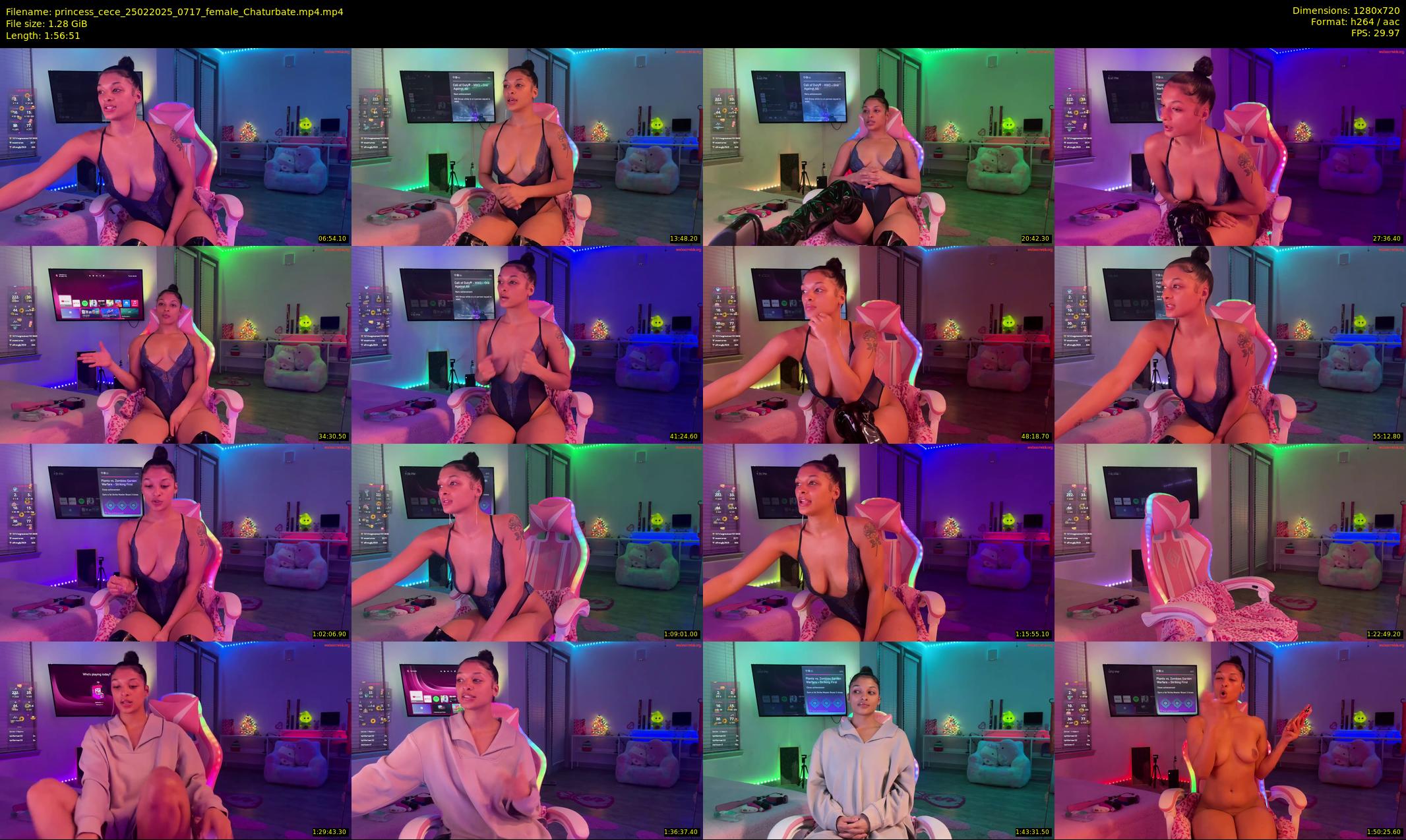 princess_cece — 117 minute Chaturbate female cam show recording, 720p, Feb 25, 2025