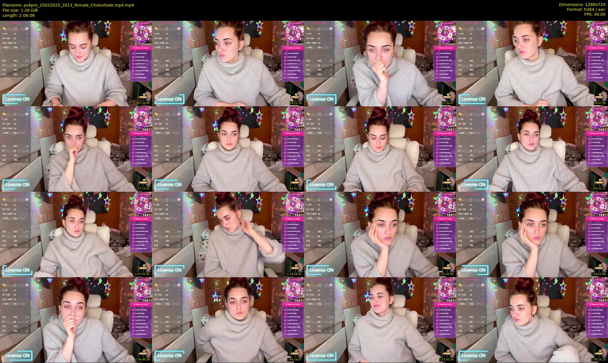 ps4pro — 127 minute Chaturbate female cam show recording, 720p, Feb 25, 2025