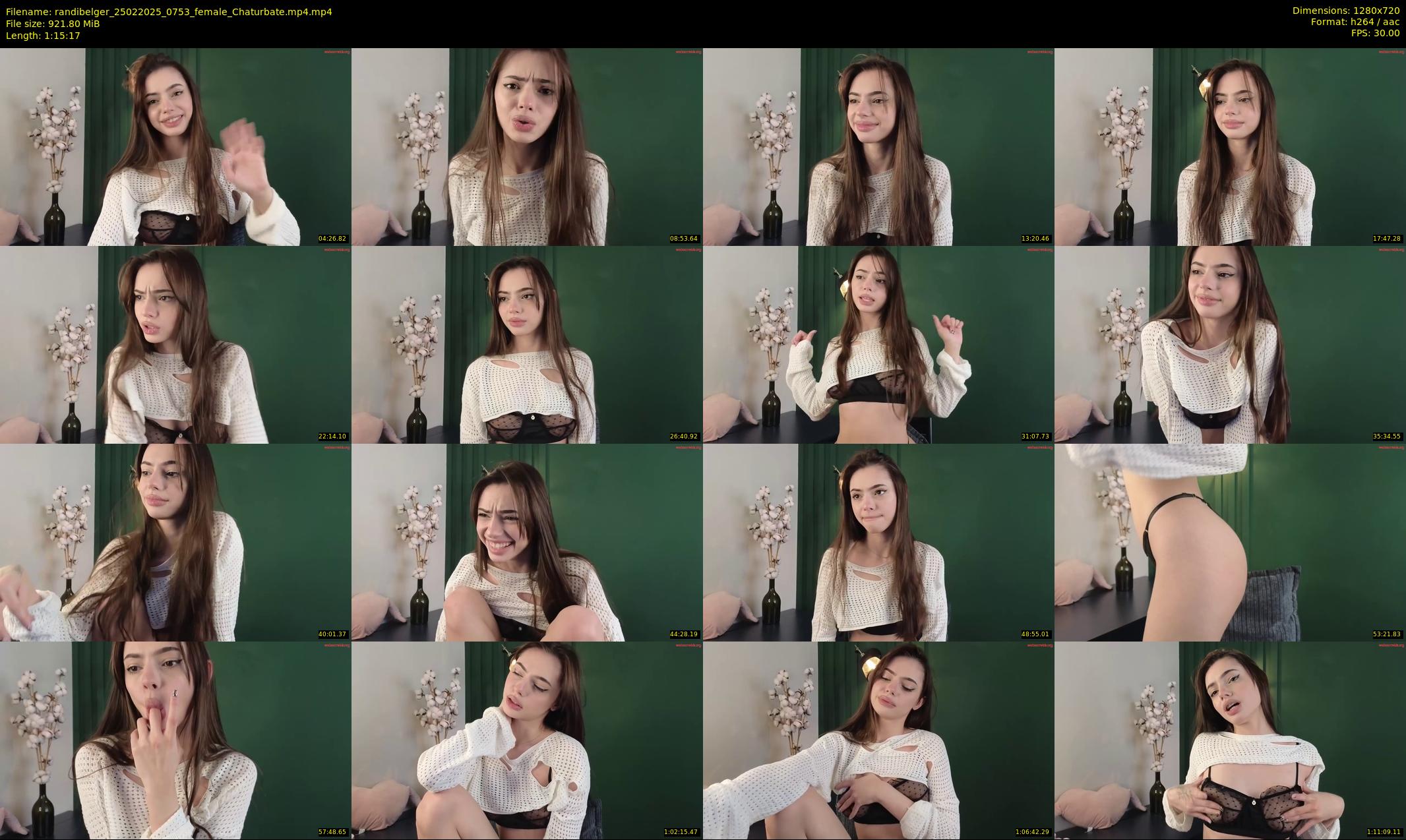 randibelger — 76 minute Chaturbate female cam show recording, 720p, Feb 25, 2025