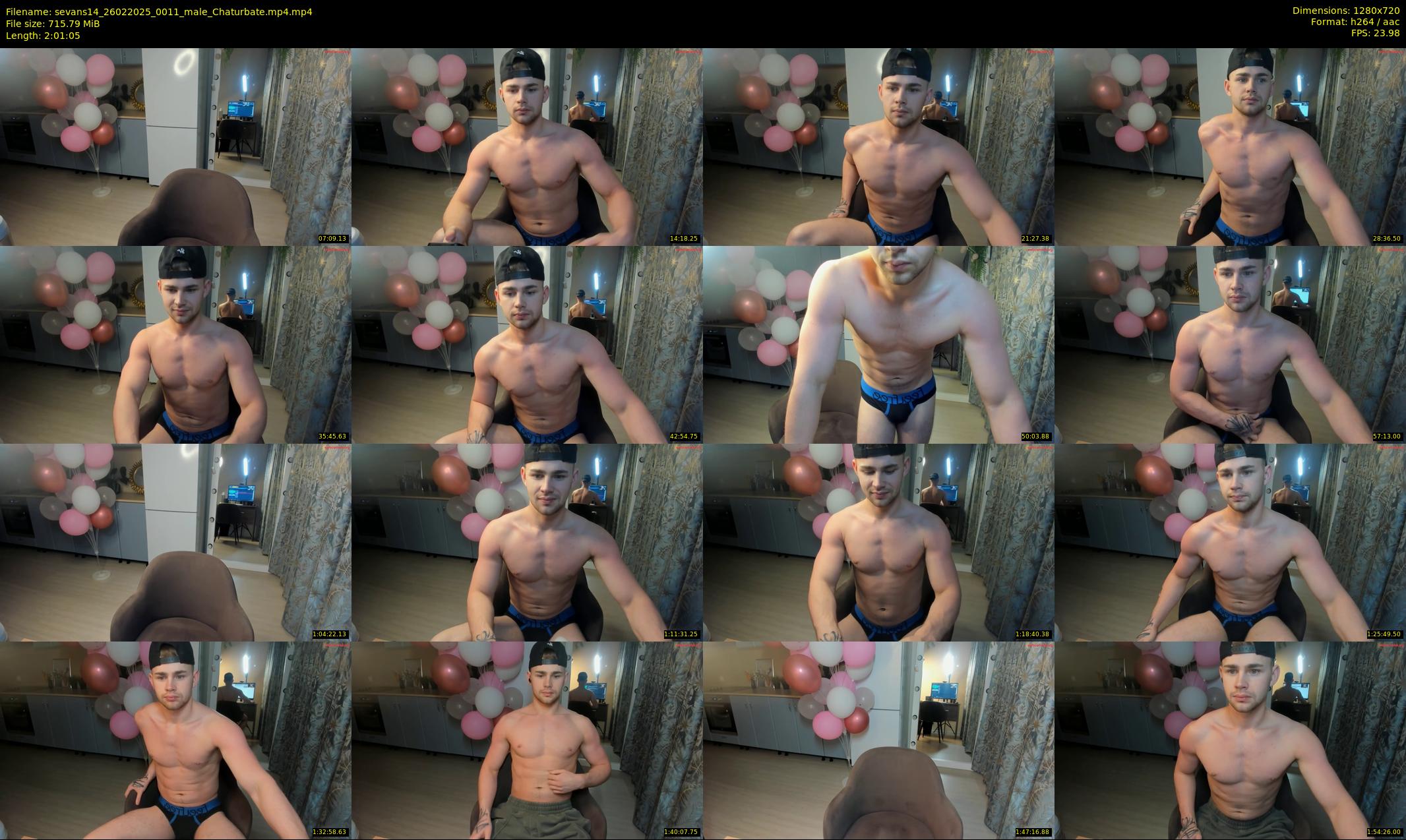 sevans14 — 122 minute Chaturbate male cam show recording, 720p, Feb 26, 2025