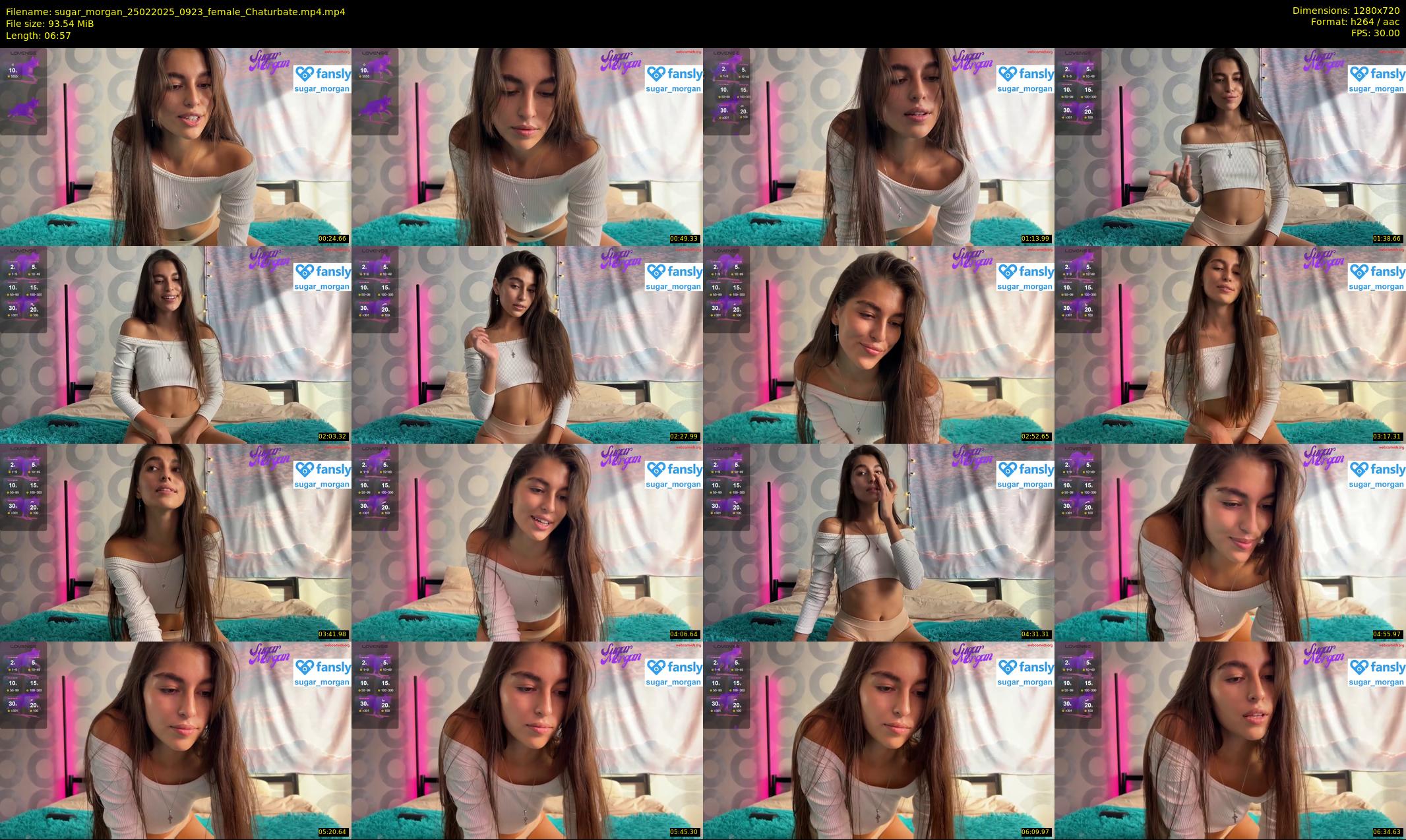 sugar_morgan — 7 minute Chaturbate female cam show recording, 720p, Feb 25, 2025