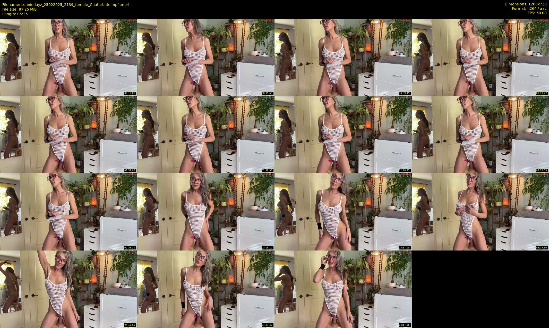 sunniedayz — 6 minute Chaturbate female cam show recording, 720p, Feb 25, 2025