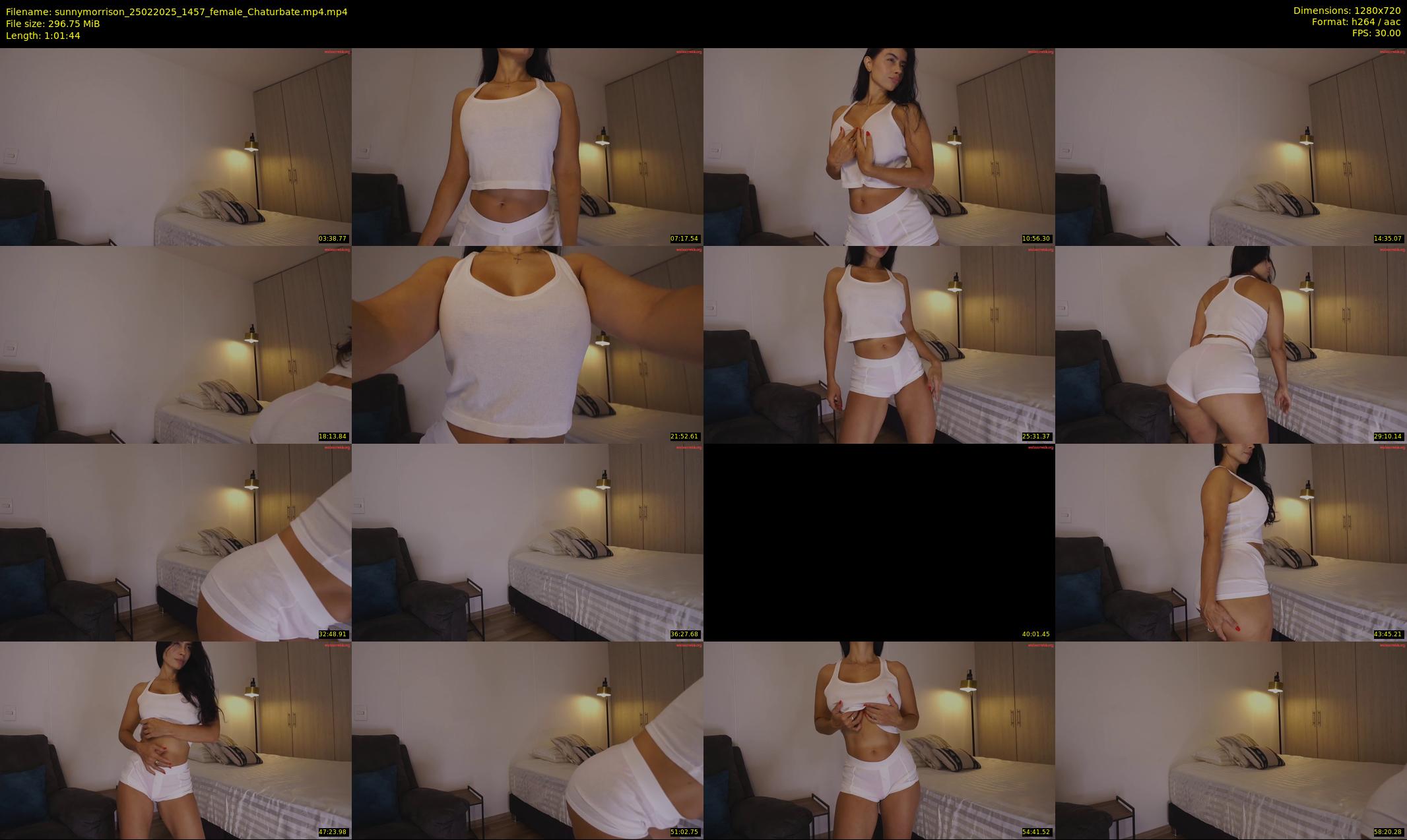 sunnymorrison — 62 minute Chaturbate female cam show recording, 720p, Feb 25, 2025