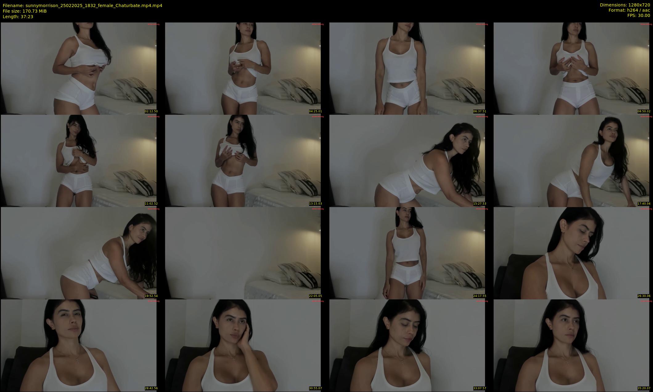 sunnymorrison — 38 minute Chaturbate female cam show recording, 720p, Feb 25, 2025