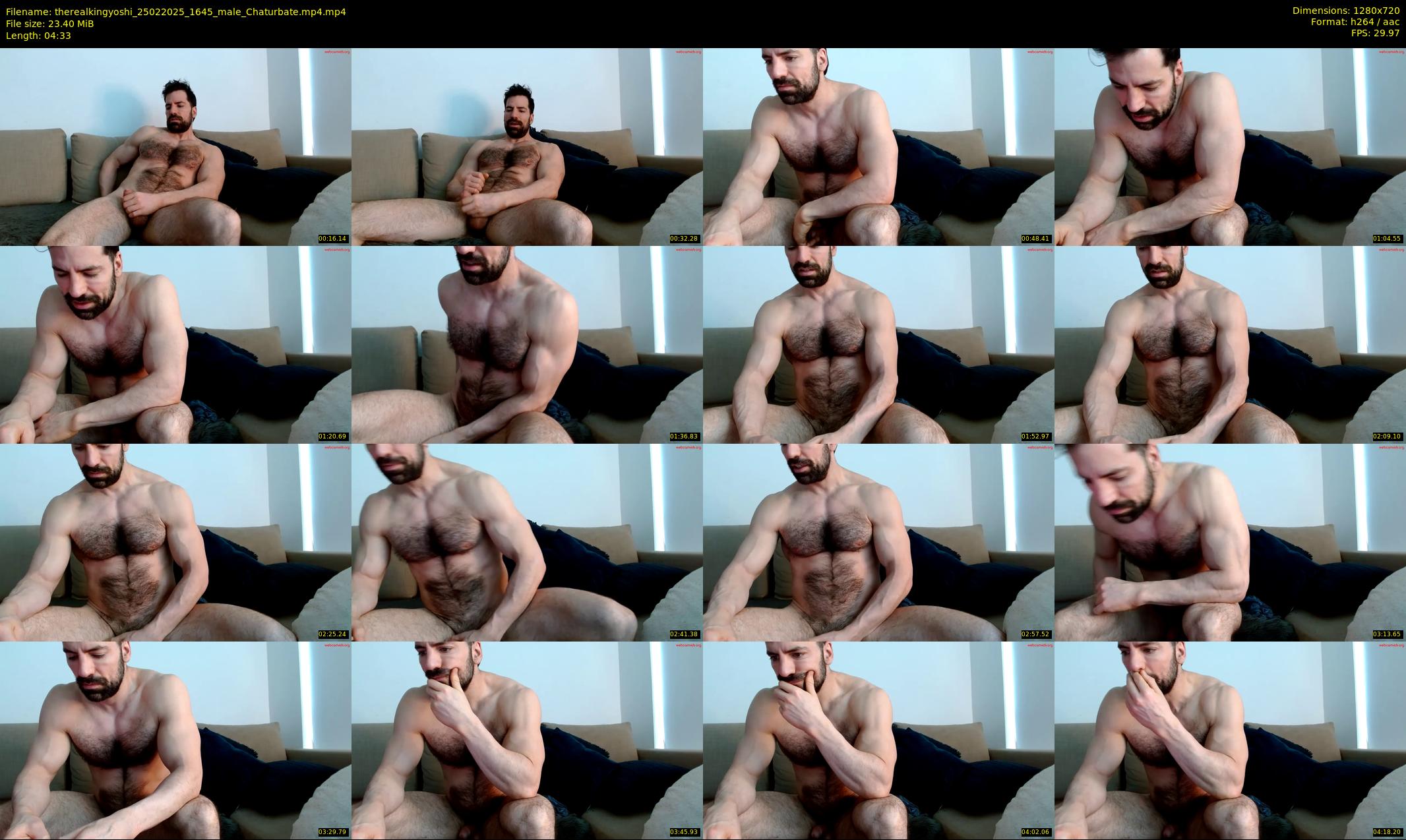 therealkingyoshi — 5 minute Chaturbate male cam show recording, 720p, Feb 25, 2025