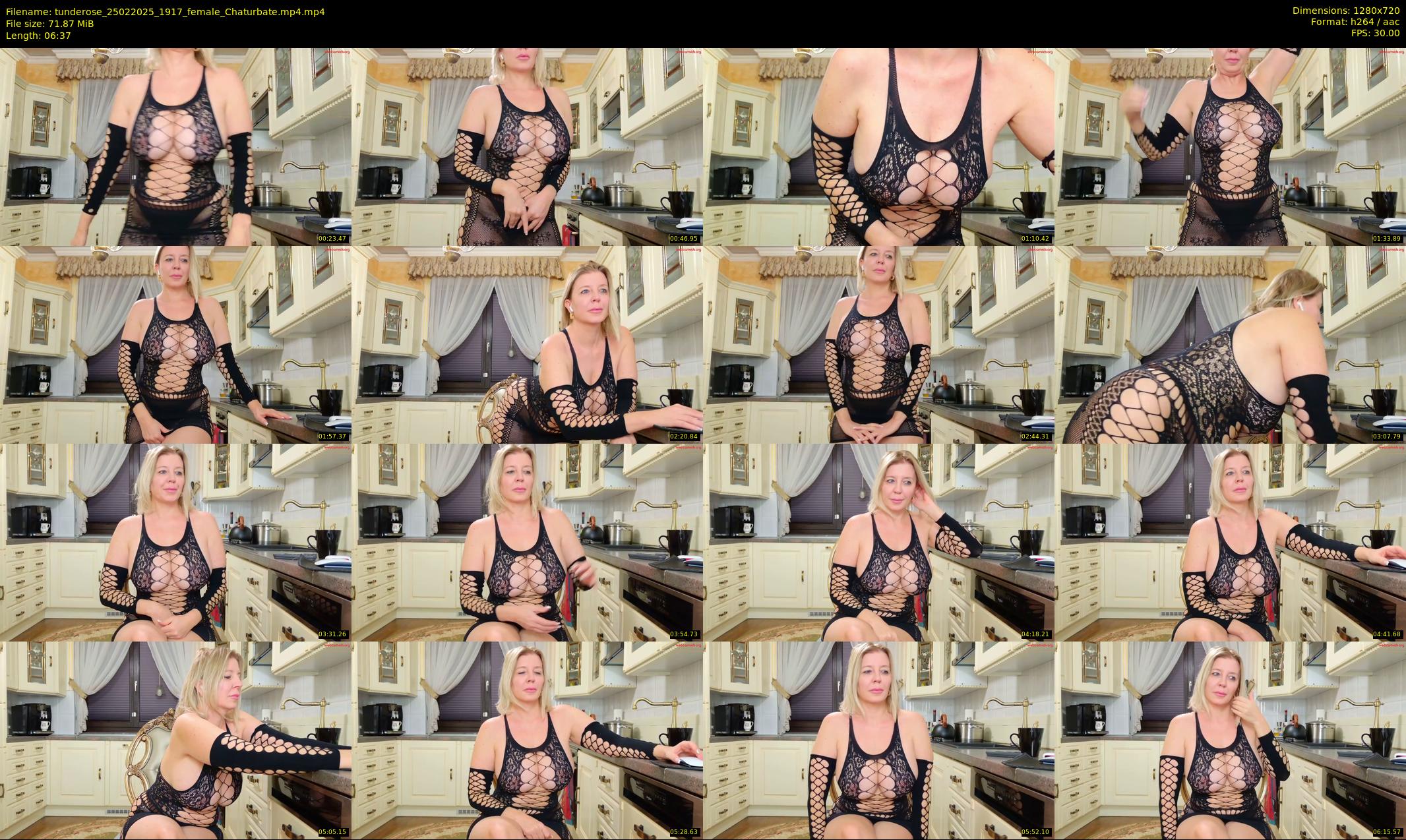 tunderose — 7 minute Chaturbate female cam show recording, 720p, Feb 25, 2025