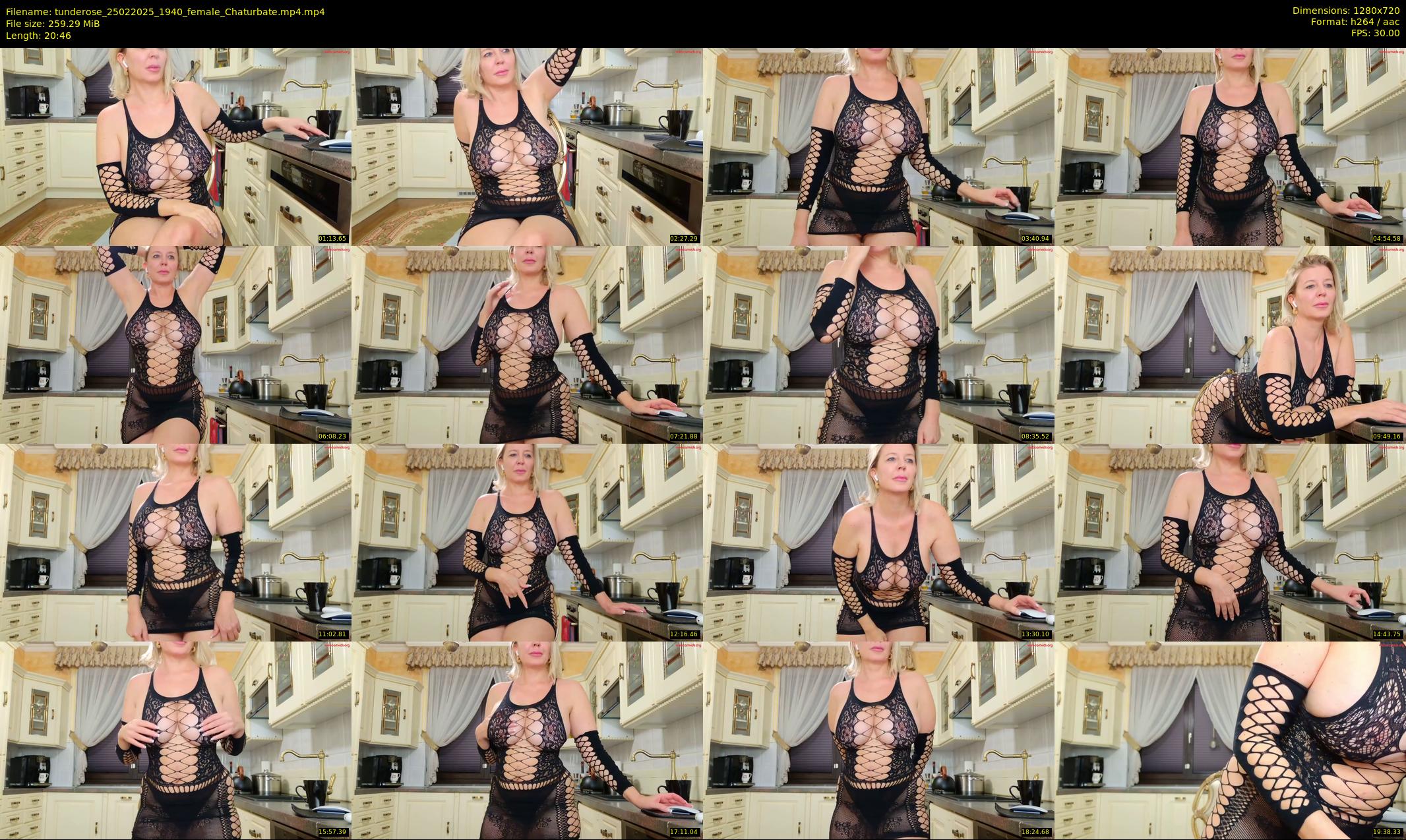 tunderose — 21 minute Chaturbate female cam show recording, 720p, Feb 25, 2025