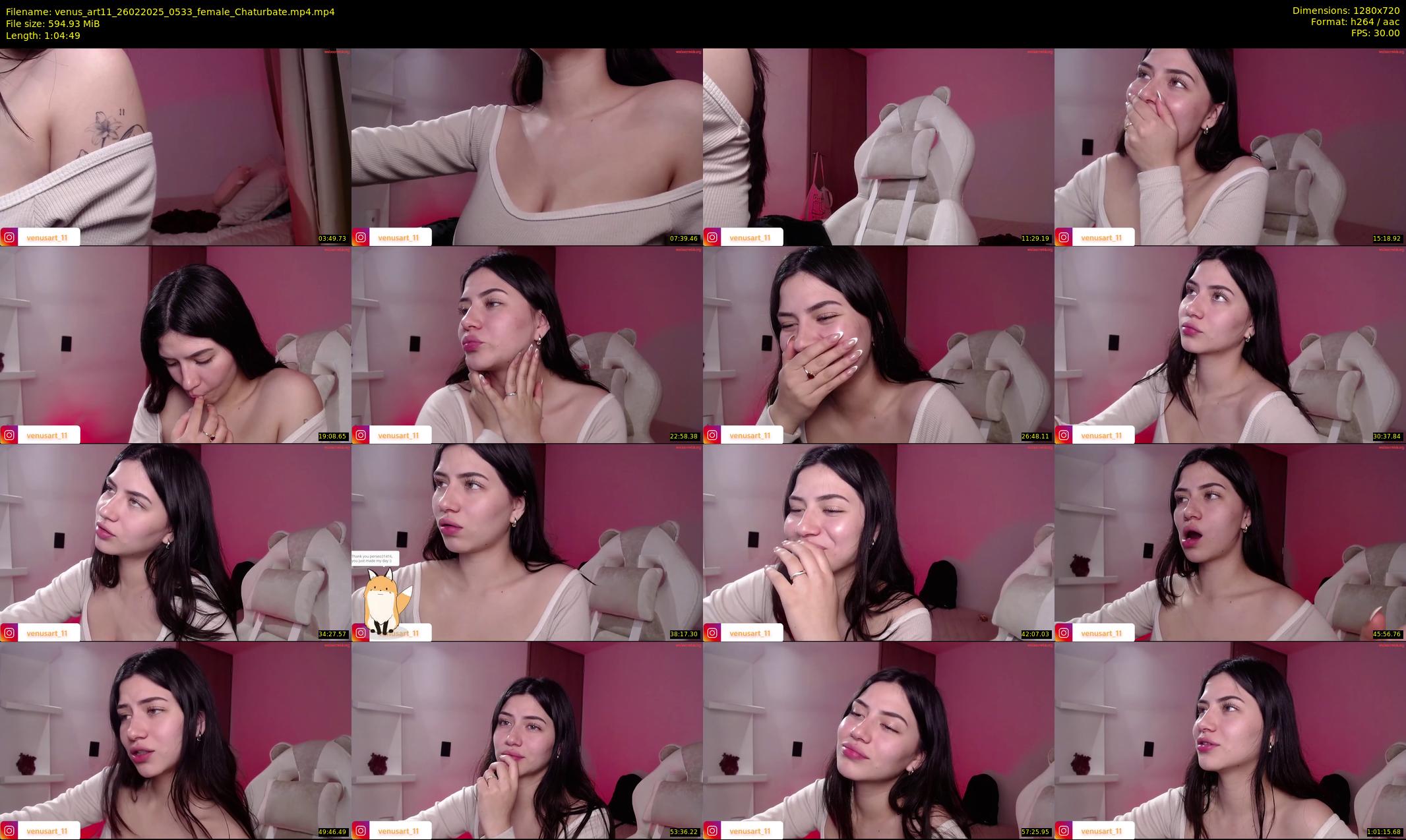 venus_art11 — 65 minute Chaturbate female cam show recording, 720p, Feb 26, 2025