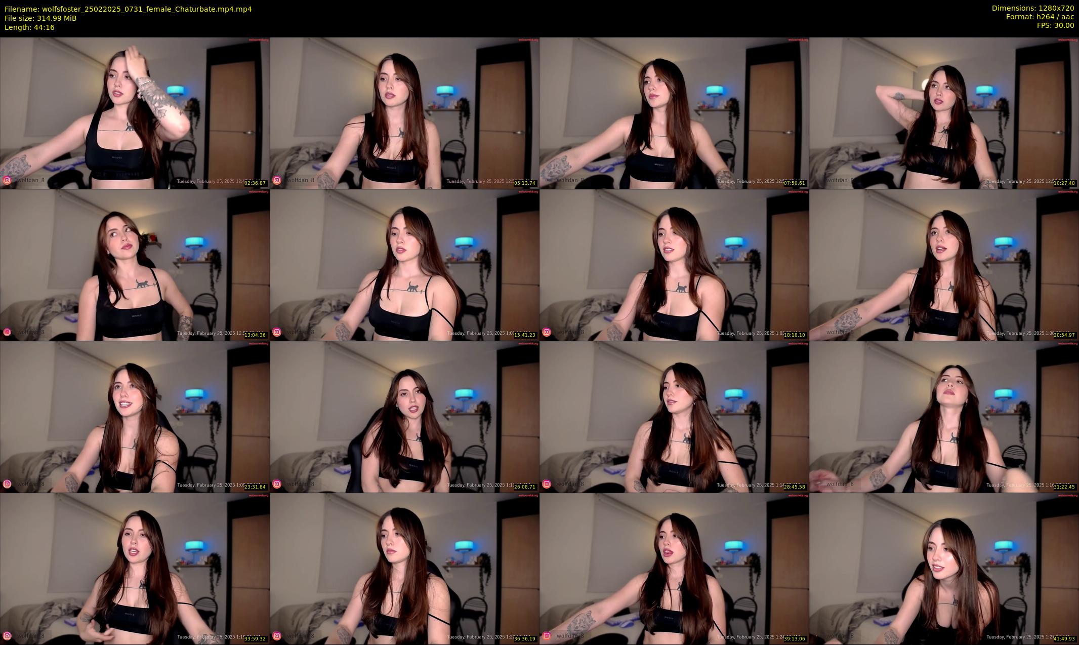 wolfsfoster — 45 minute Chaturbate couple cam show recording, 720p, Feb 25, 2025