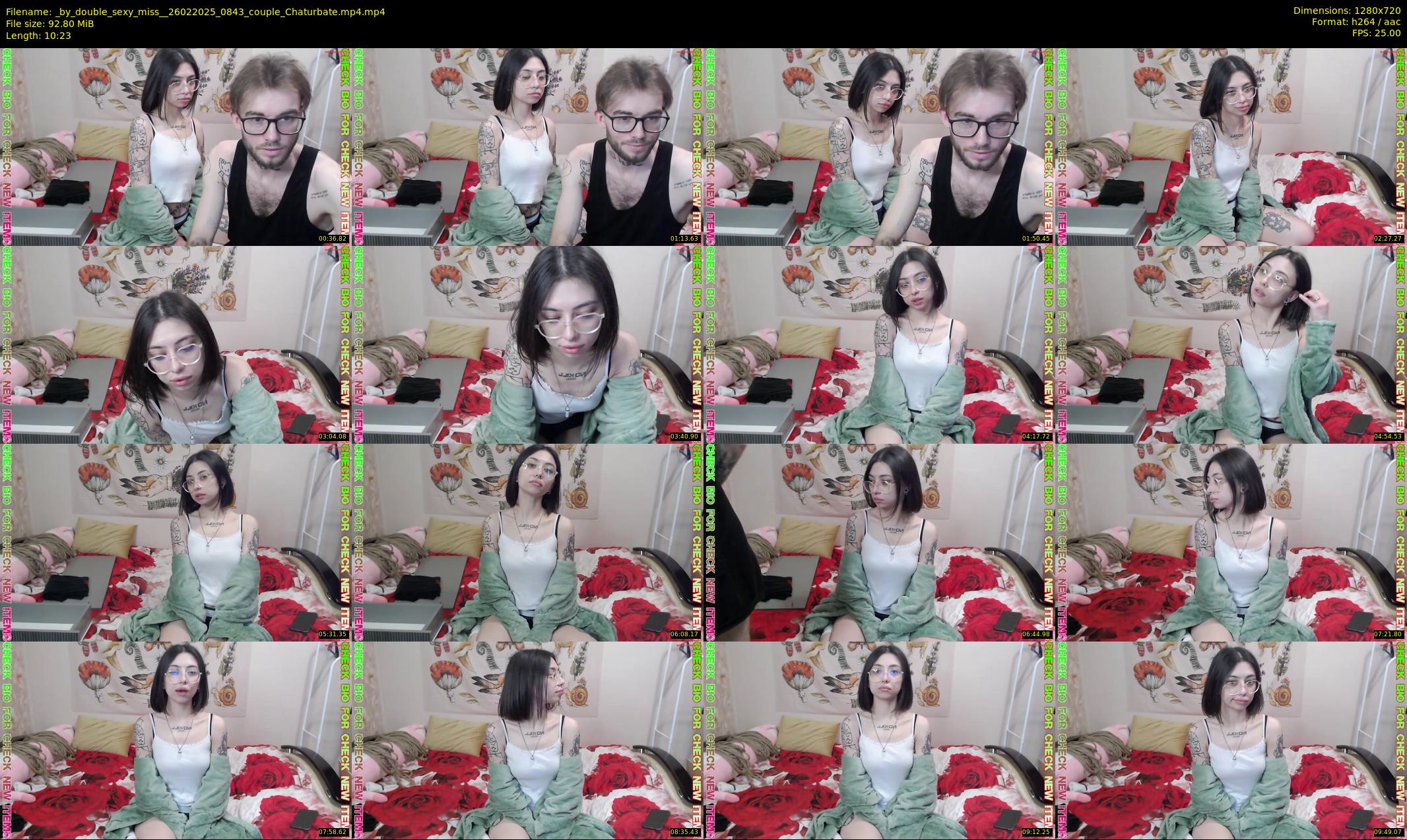 _by_double_sexy_miss_ — 11 minute Chaturbate couple cam show recording, 720p, Feb 26, 2025