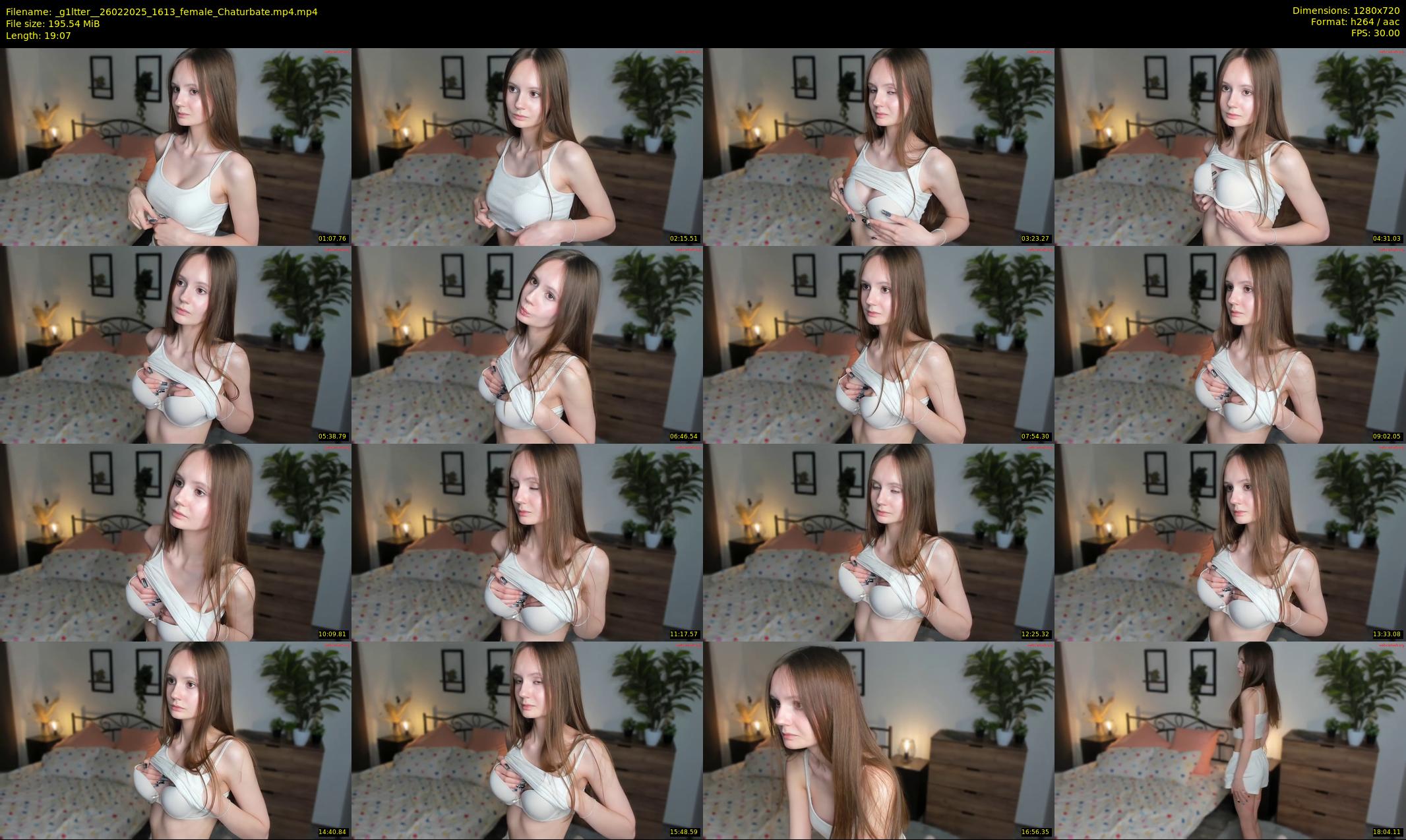 _g1ltter_ — 20 minute Chaturbate female cam show recording, 720p, Feb 26, 2025