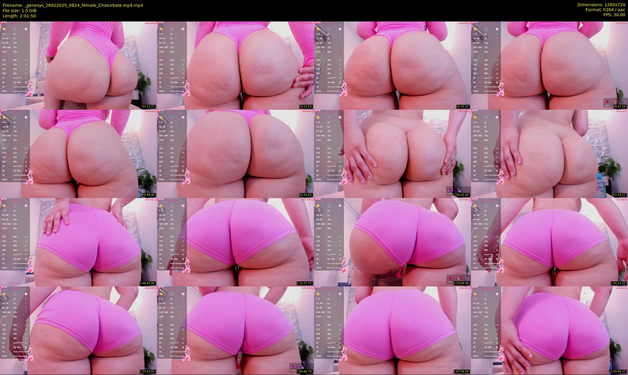_genesys — 122 minute Chaturbate female cam show recording, 720p, Feb 26, 2025