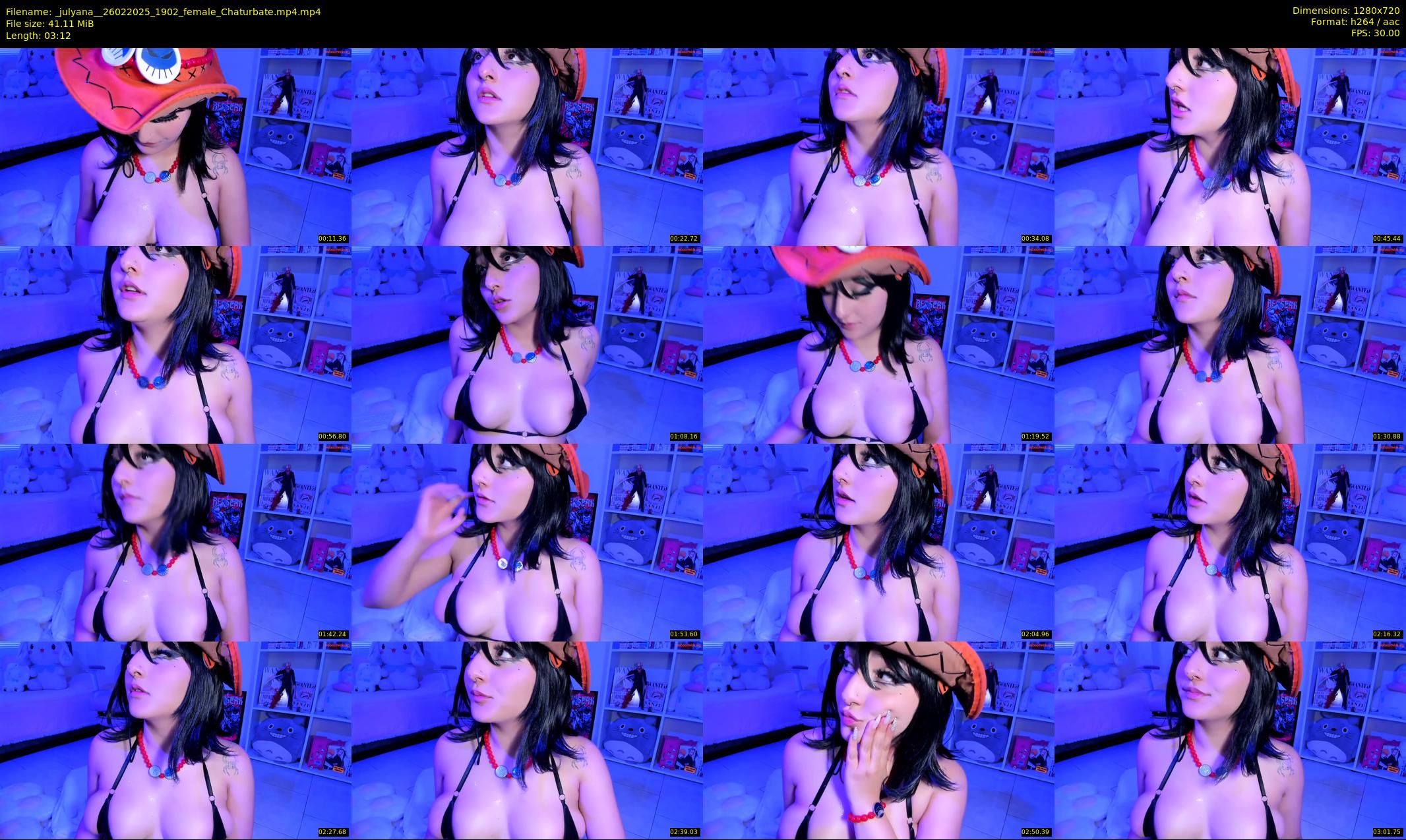 _julyana_ — 4 minute Chaturbate female cam show recording, 720p, Feb 26, 2025