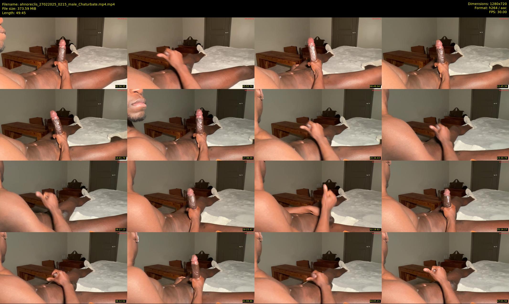 ahnoreclis — 50 minute Chaturbate male cam show recording, 720p, Feb 27, 2025