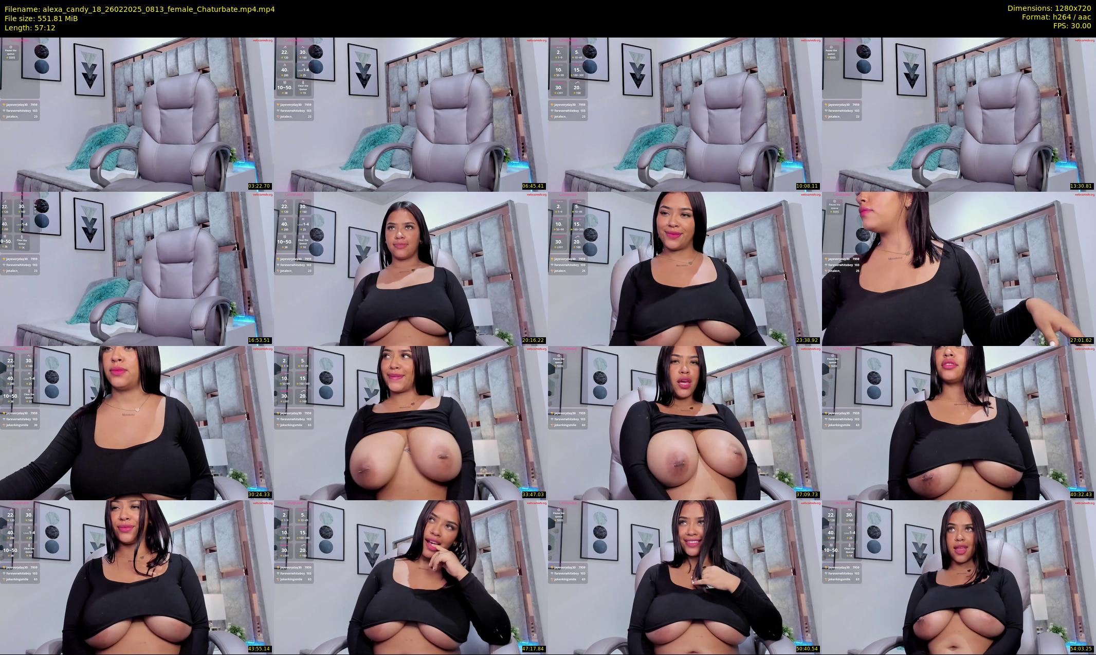 alexa_candy_18 — 58 minute Chaturbate female cam show recording, 720p, Feb 26, 2025
