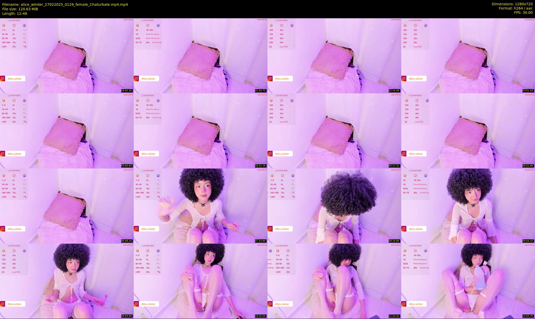 alice_wiinter — 13 minute Chaturbate female cam show recording, 720p, Feb 27, 2025