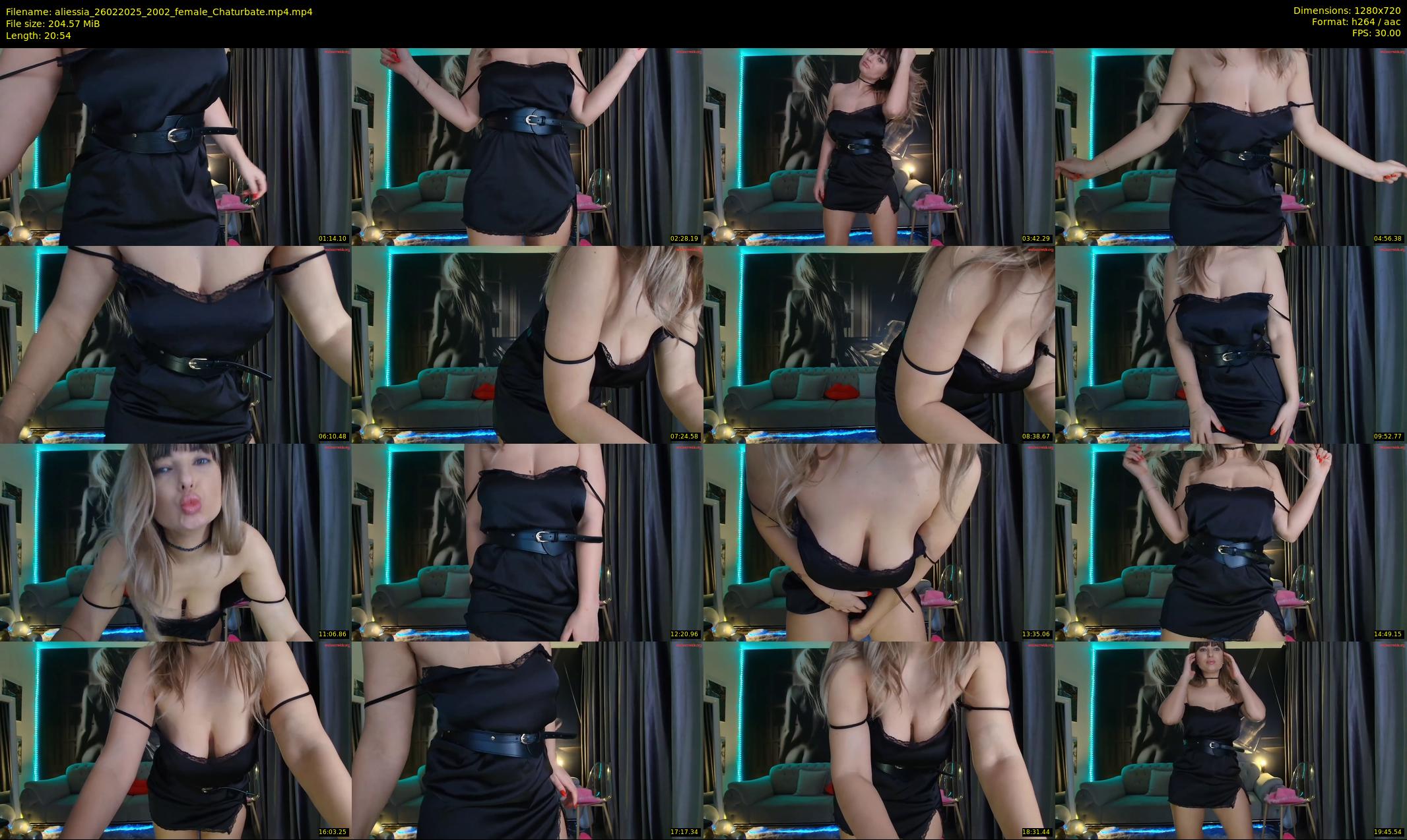 aliessia — 21 minute Chaturbate female cam show recording, 720p, Feb 26, 2025