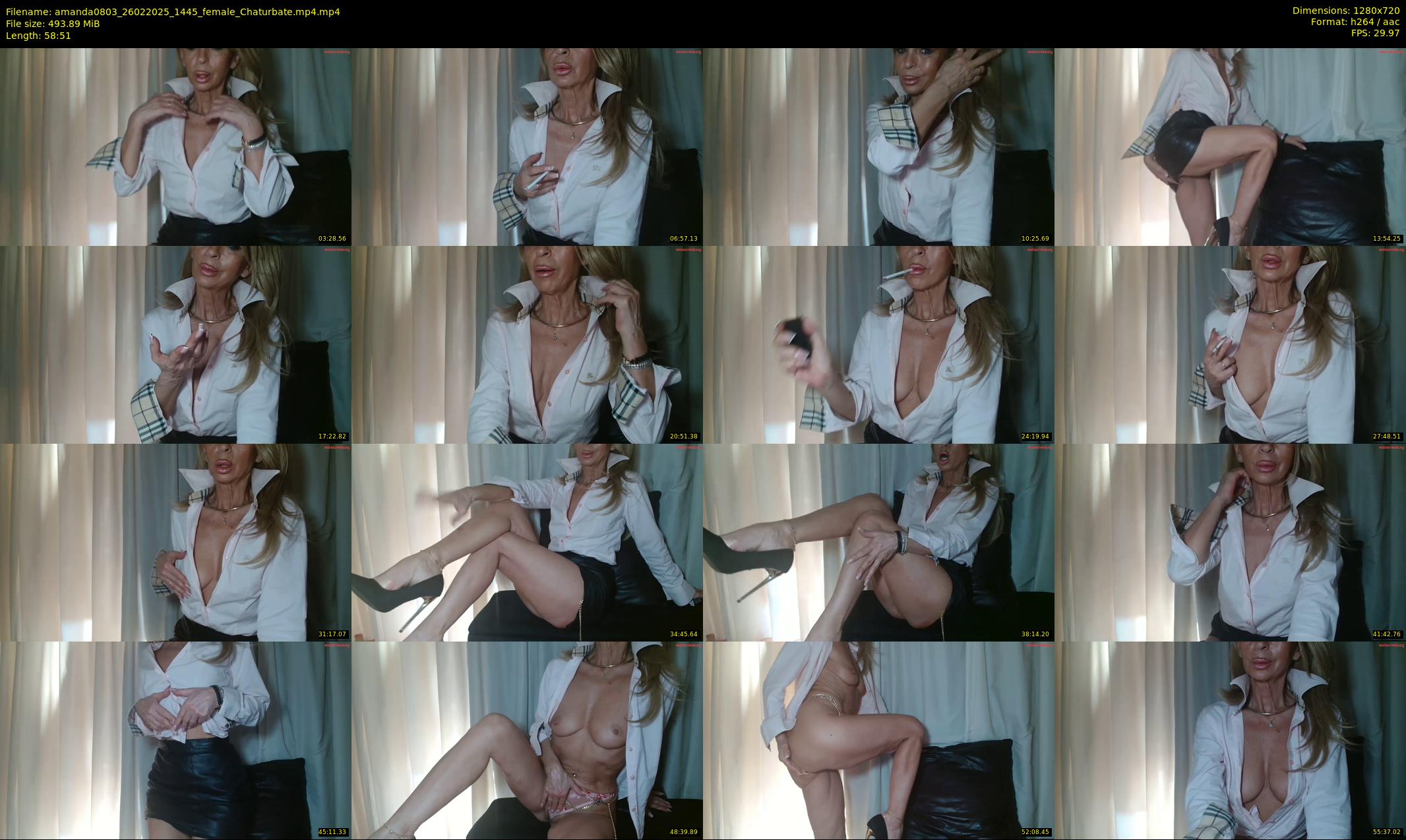 amanda0803 — 59 minute Chaturbate female cam show recording, 720p, Feb 26, 2025