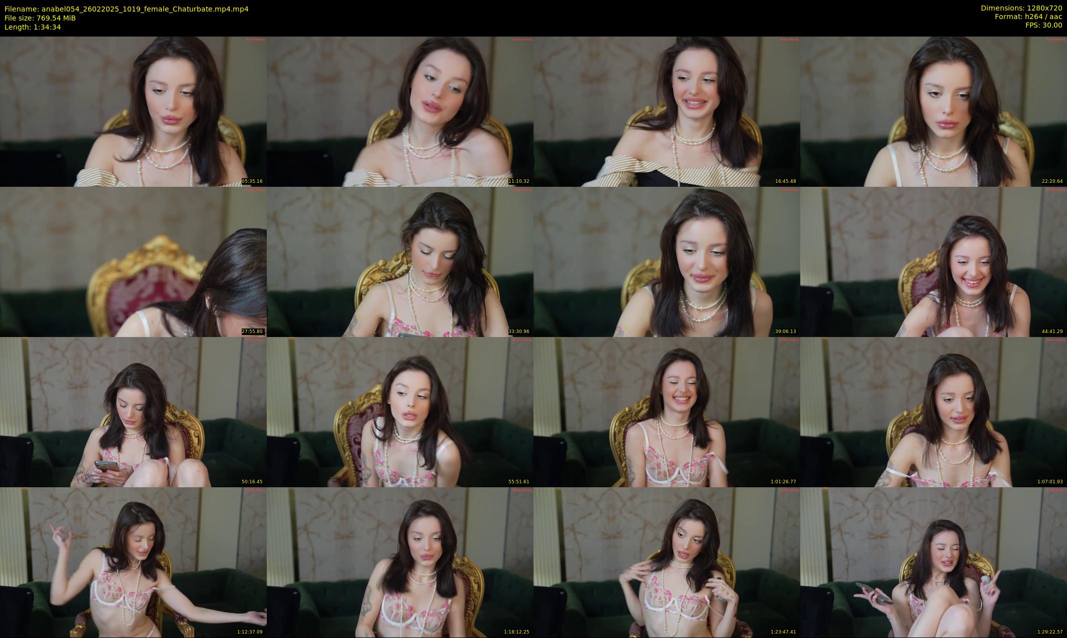 anabel054 — 95 minute Chaturbate female cam show recording, 720p, Feb 26, 2025