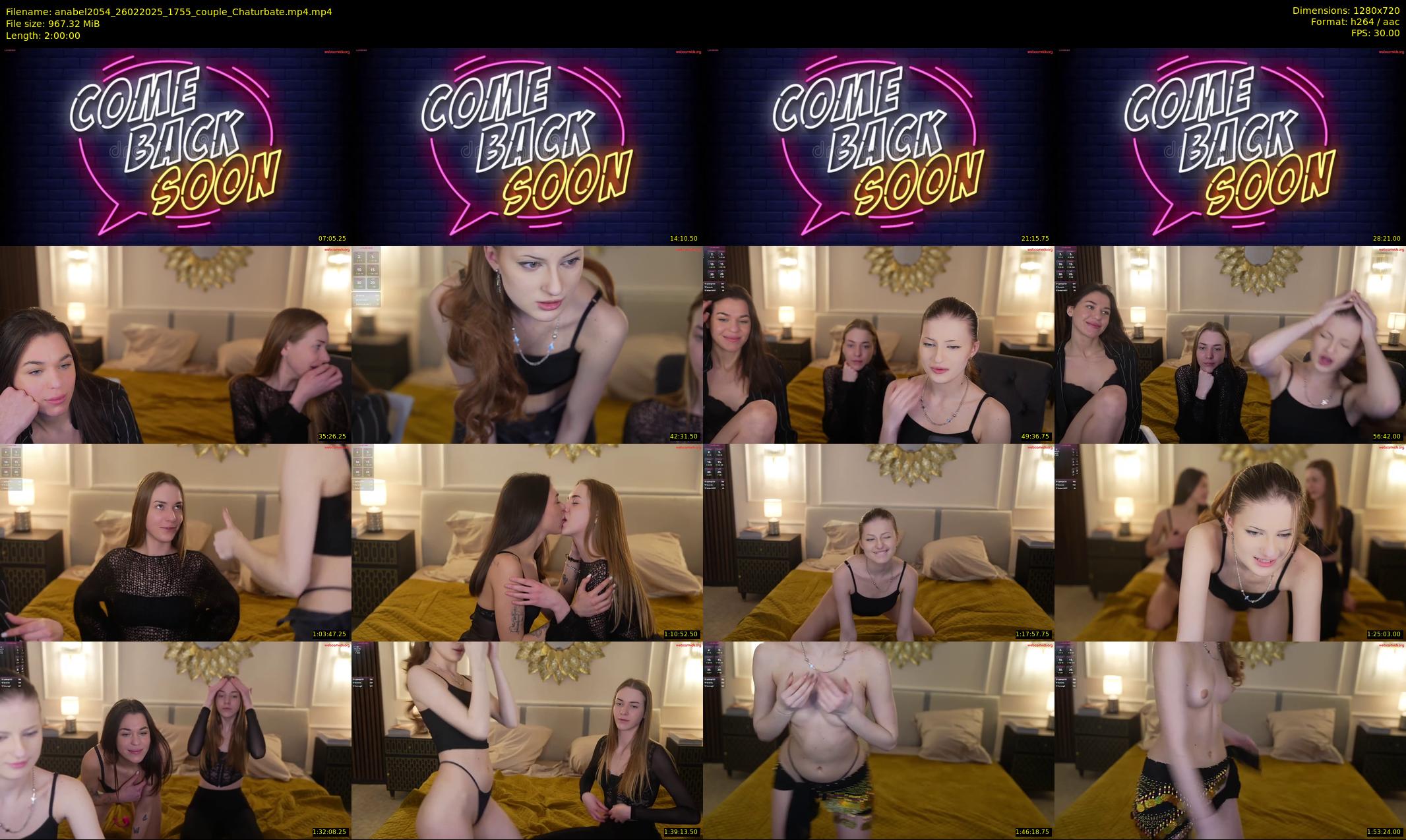 anabel2054 — 120 minute Chaturbate female cam show recording, 720p, Feb 26, 2025